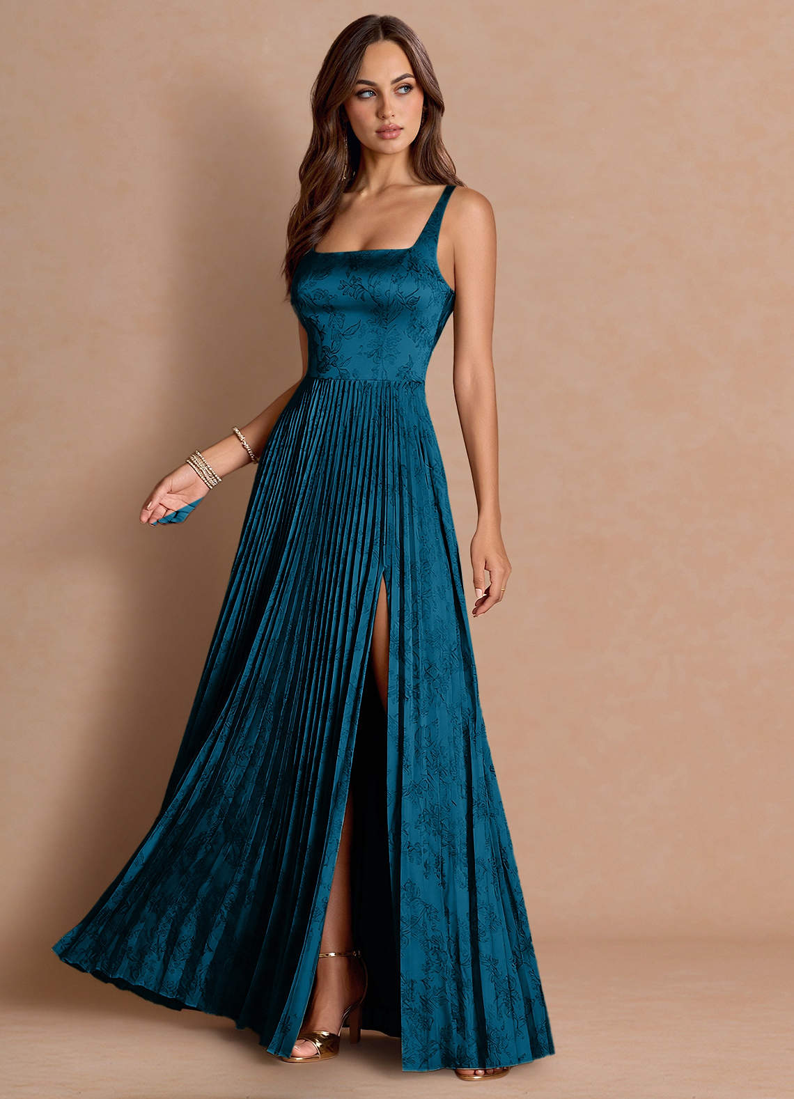 Tatiana Navy Black Maxi Dress image4