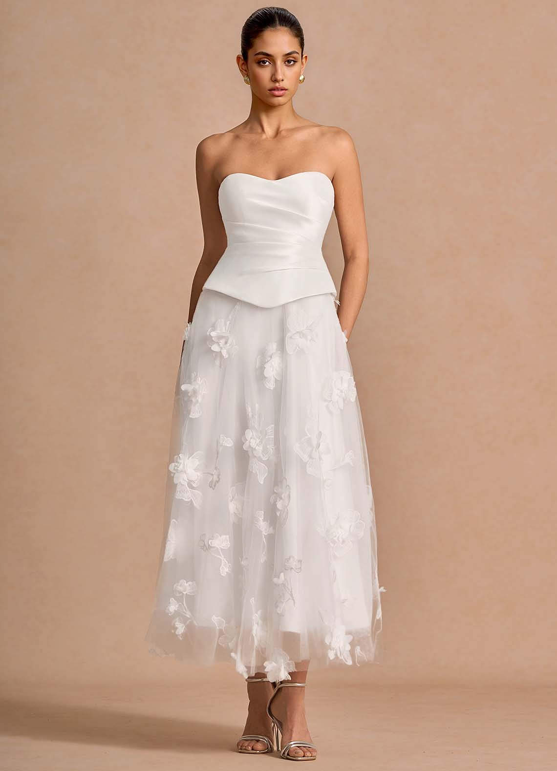 Jovette White Alabaster Maxi Dress image2