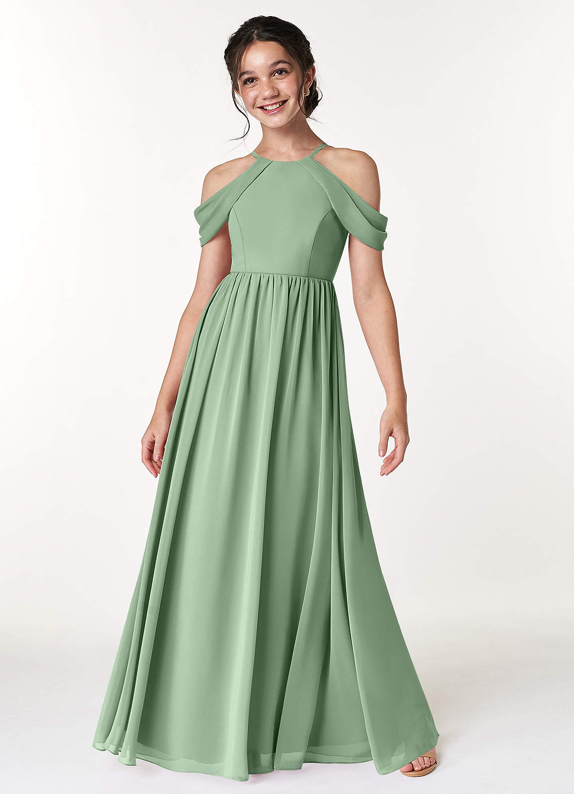 dusty blue and sage green bridesmaid dresses Dusty Blue Bridesmaid Dresses