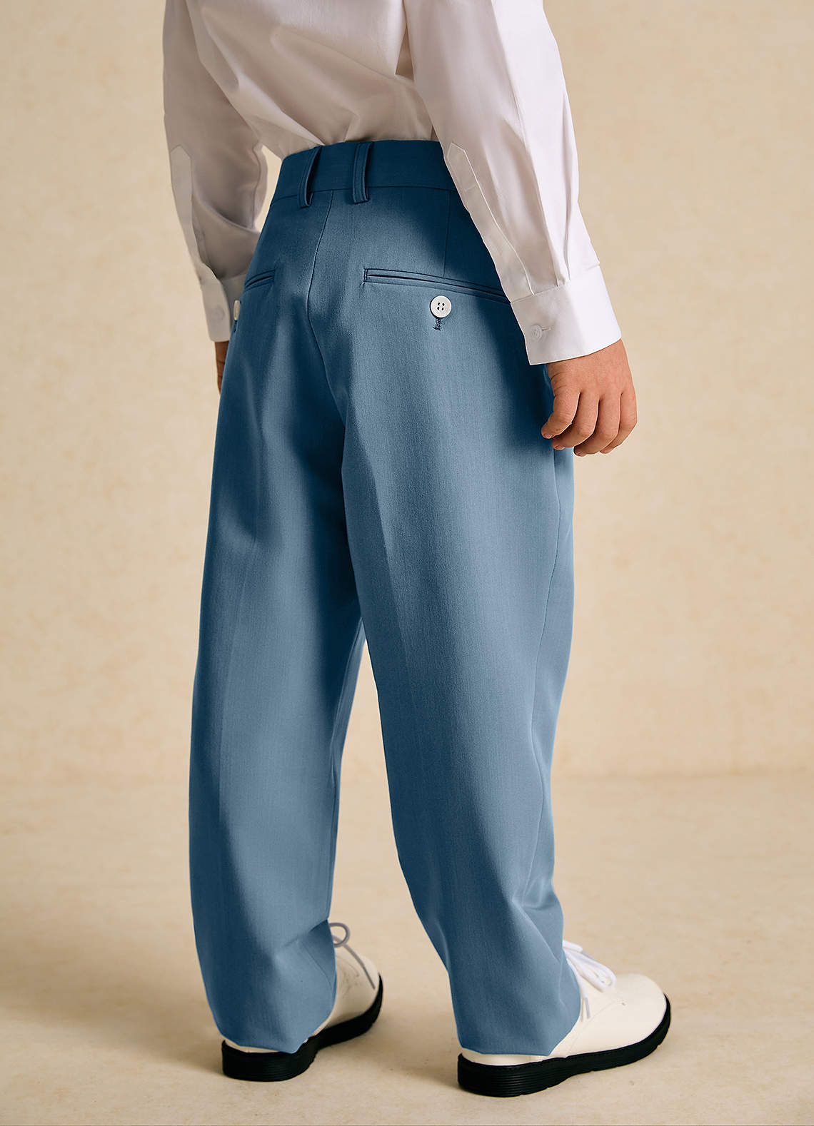 front Oliver Boys Light Blue 3-Piece Suit