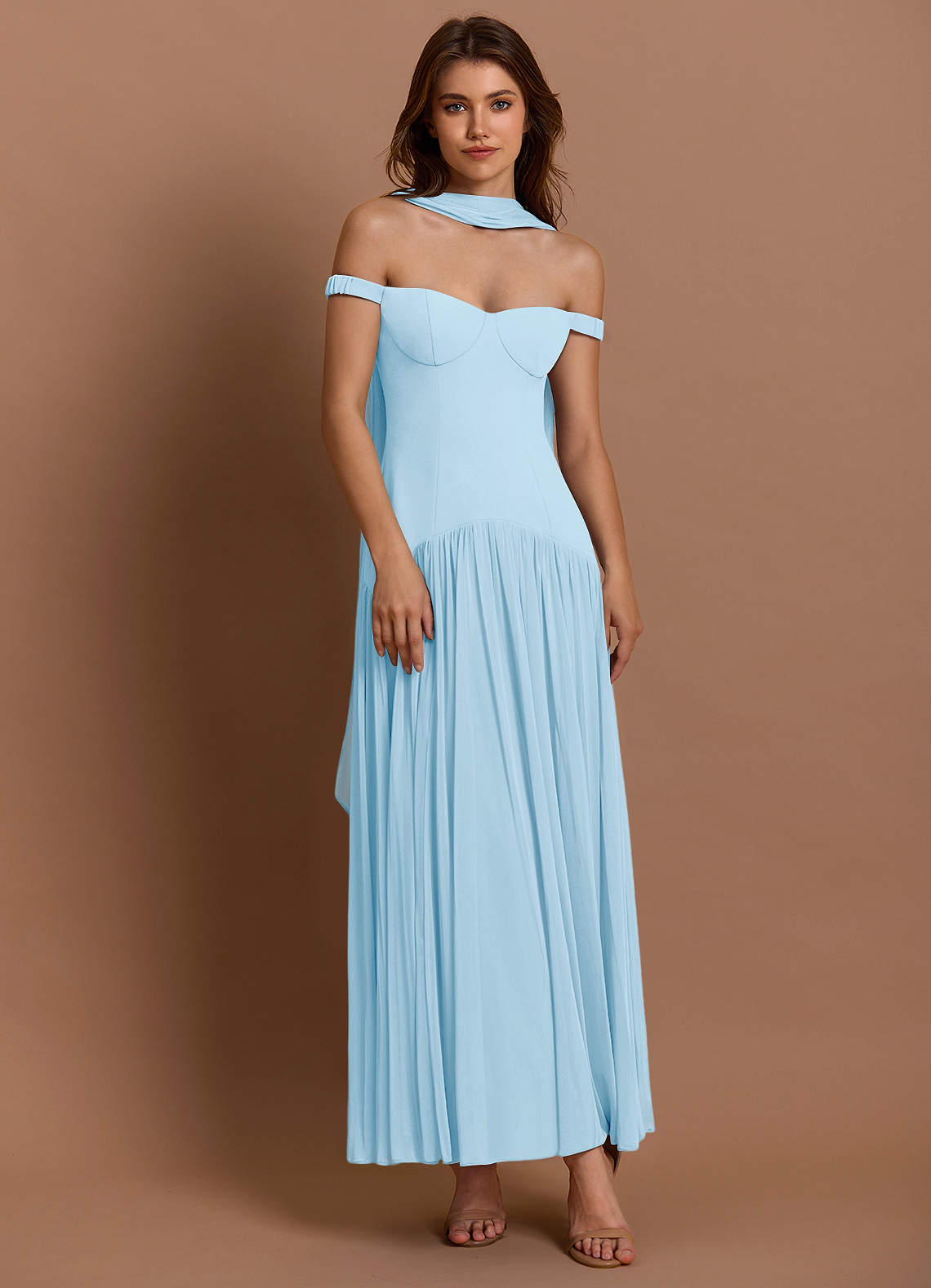 Vestido Azul Cielo Largo Isolde image1
