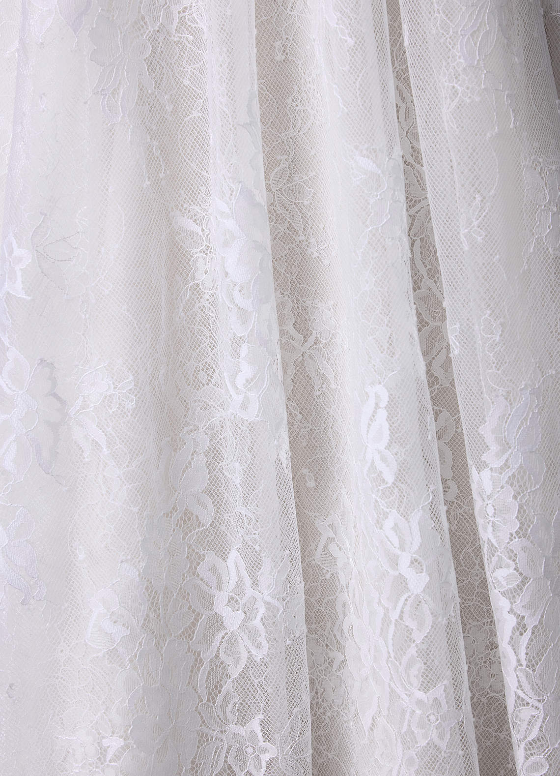 Azazie Vanessa Robes de mariée Robe Princesse en Dentelle Sans bretelles Blanc De Diamant image4