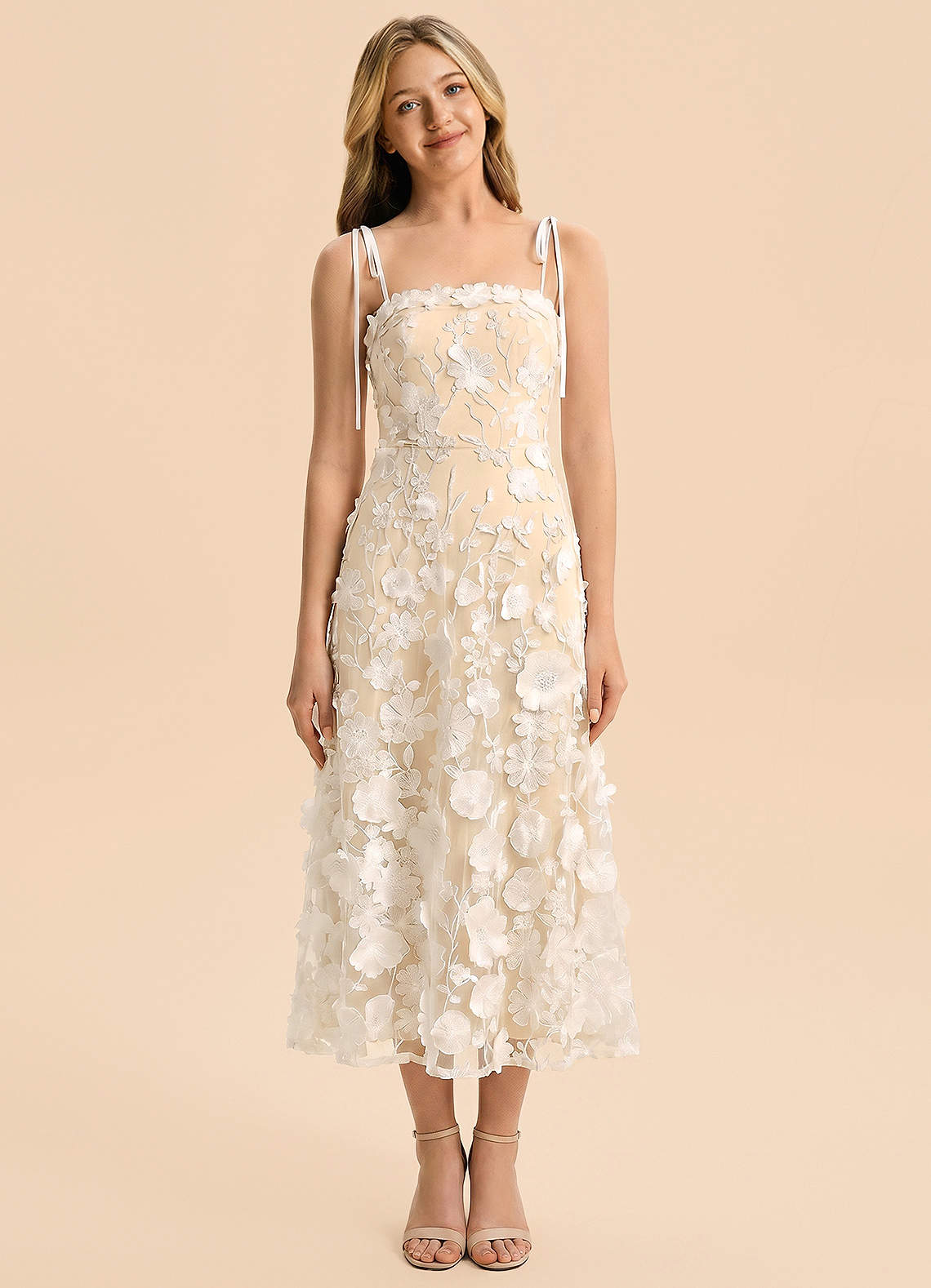 front Azazie Celeste Junior Formal Dress
