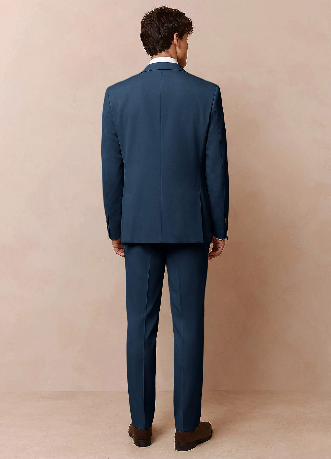 front Owen Azul Marino Oscuro Chaqueta de traje ligera a medida