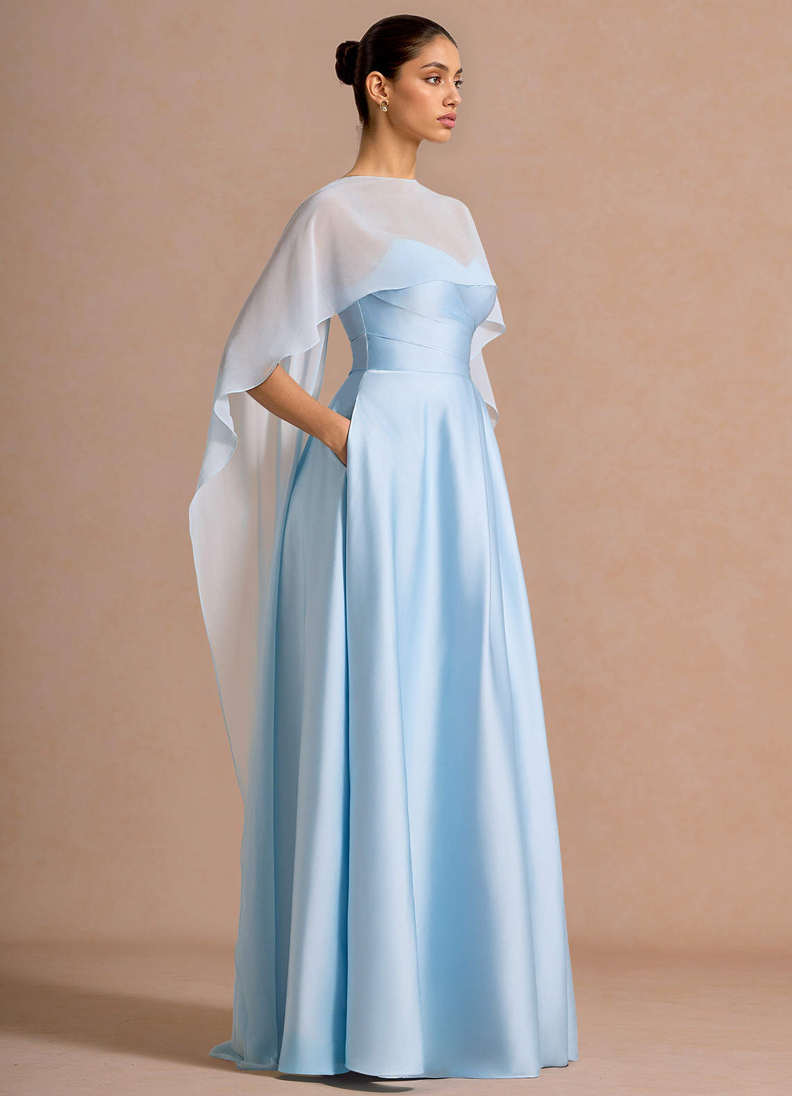 skies are blue maxi dress Nancy Sky Sky blue floral maxi