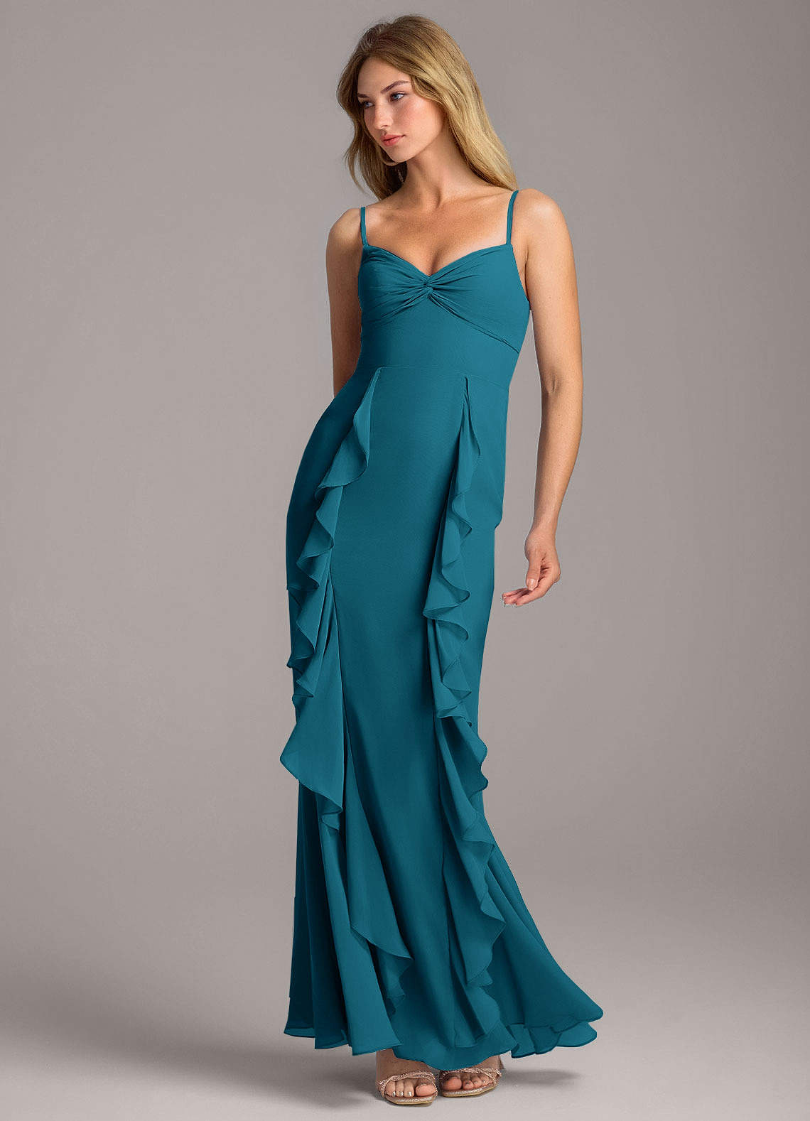 Azazie Alandra Ink Blue Bridesmaid Dresses Azazie