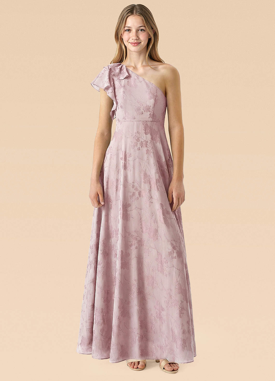 front Azazie Arabella Junior Formal Dress