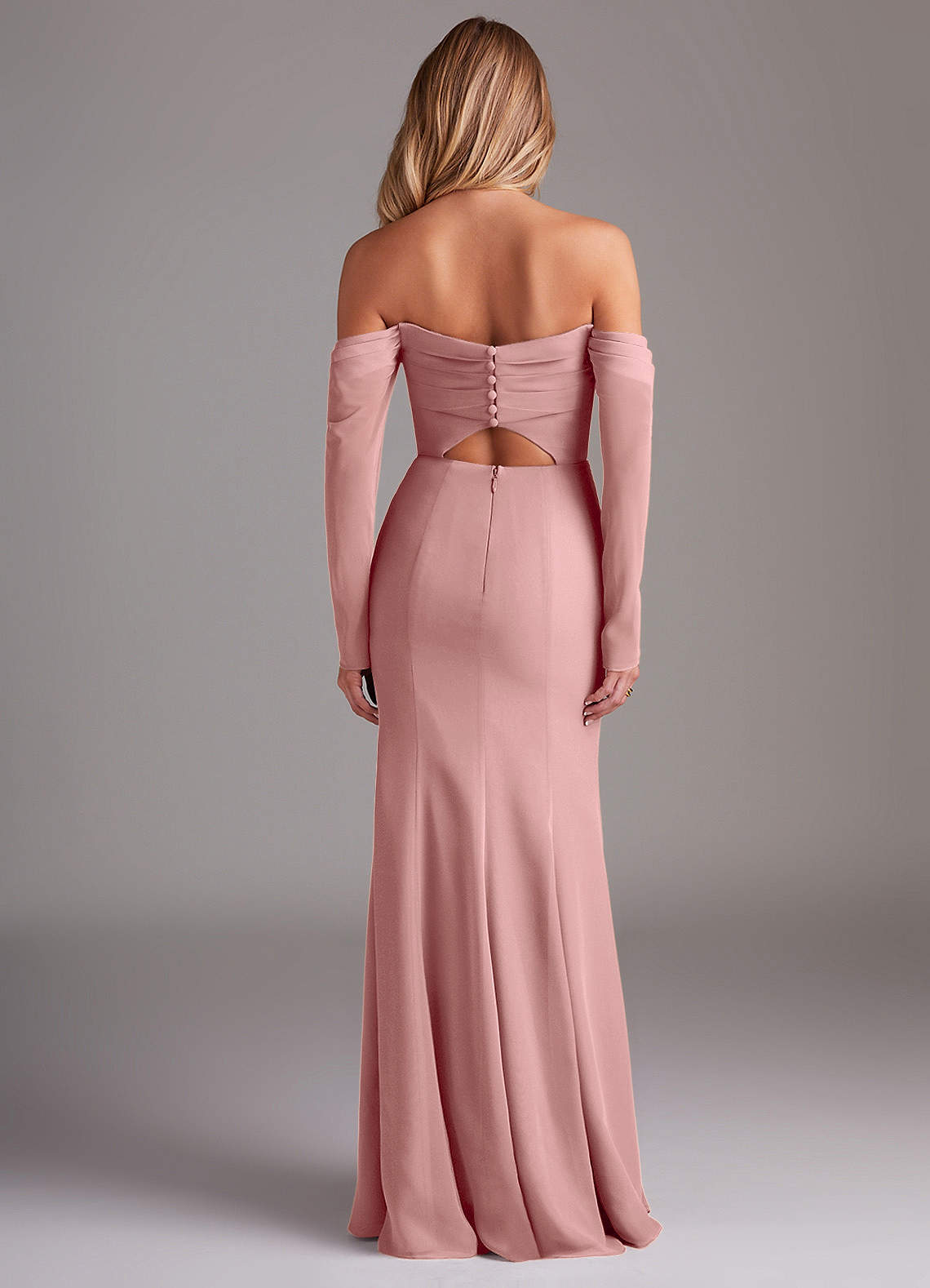 SAMHO Abiti Da Damigella D'onore Con Spalline Sottili Per Feste Di Nozze Ospiti Abiti Da Sera Formali Abiti Da Ballo Con Spalle Scoperte Wqa41 Rosa Polvere 44 129277620