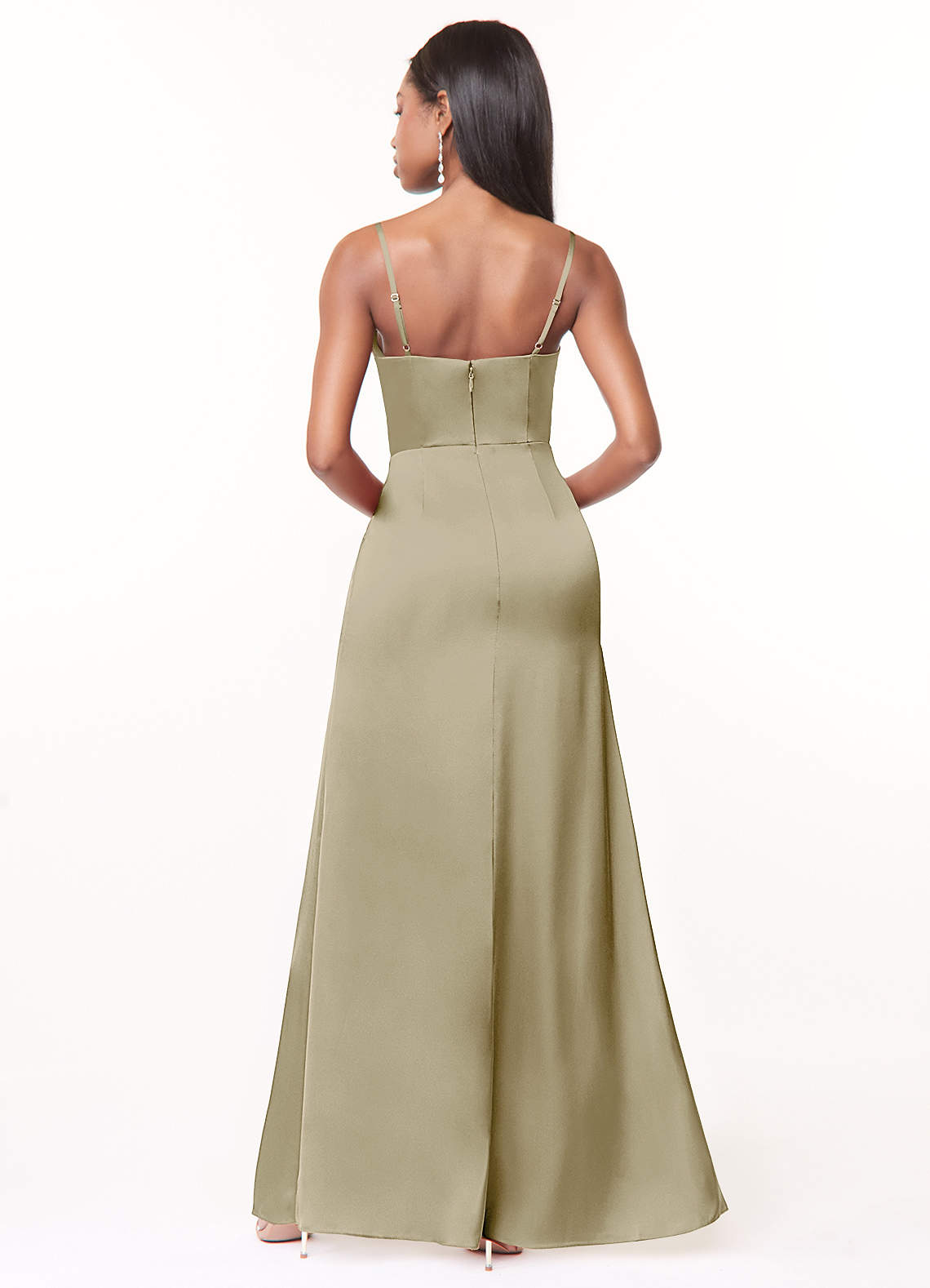 green bridesmaid dresses azazie Long Chiffon Off the Shoulder Gray Mismatched Bridesmaid Dresses  Cheap|Sheergirl.com  SheerGirl