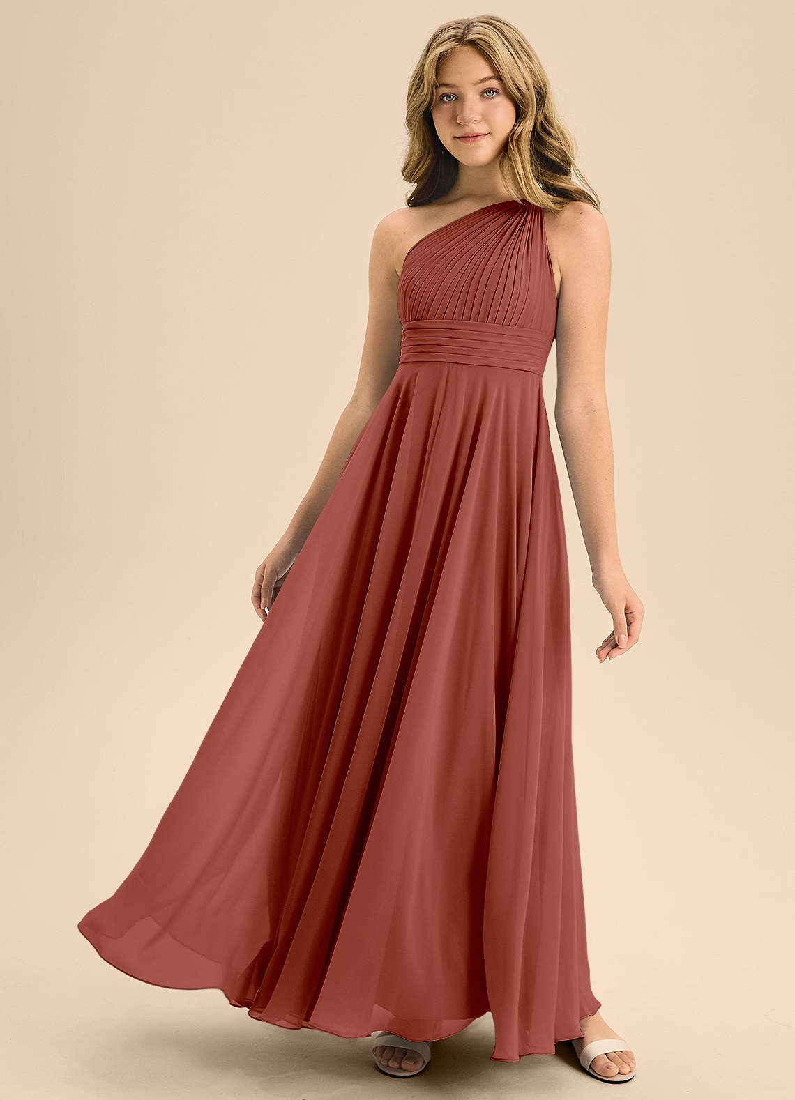 maroon junior bridesmaid dresses Azazie Charlize Junior