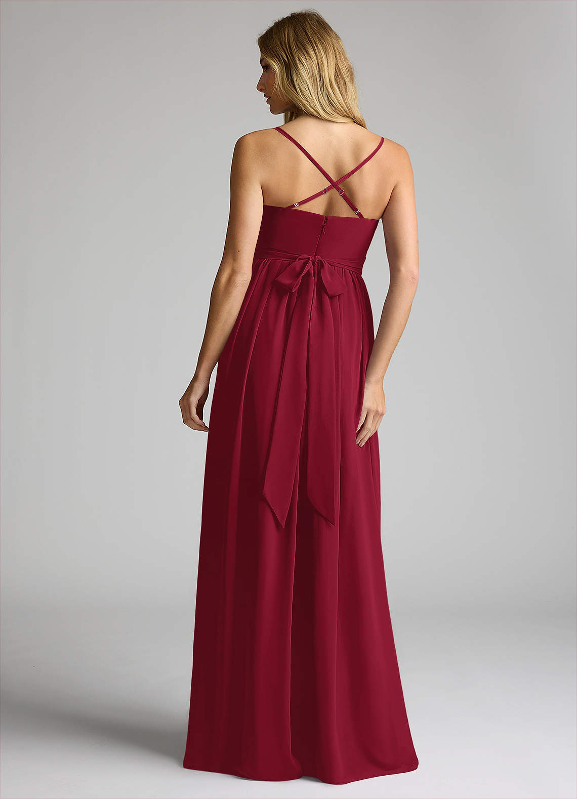 burgundy off the shoulder long dress Amelia Mini Dress main image 0