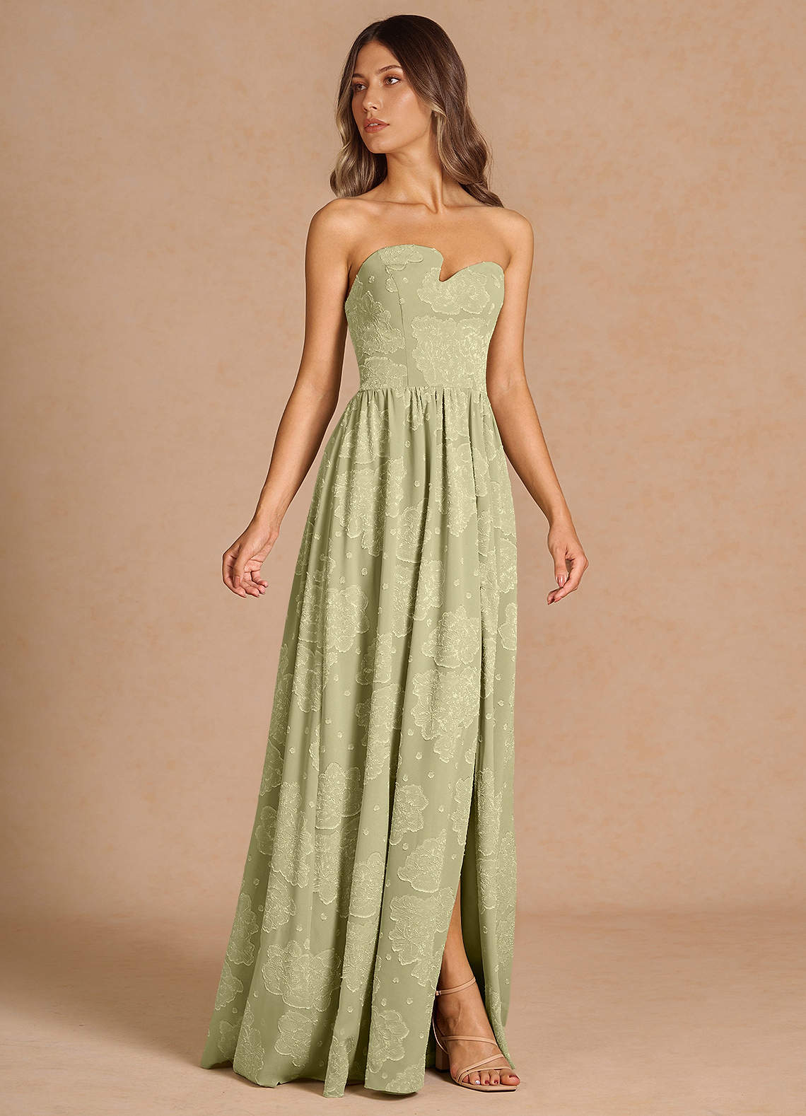 Philomena Celadon Maxi Dress Ready to Ship | Azazie CA