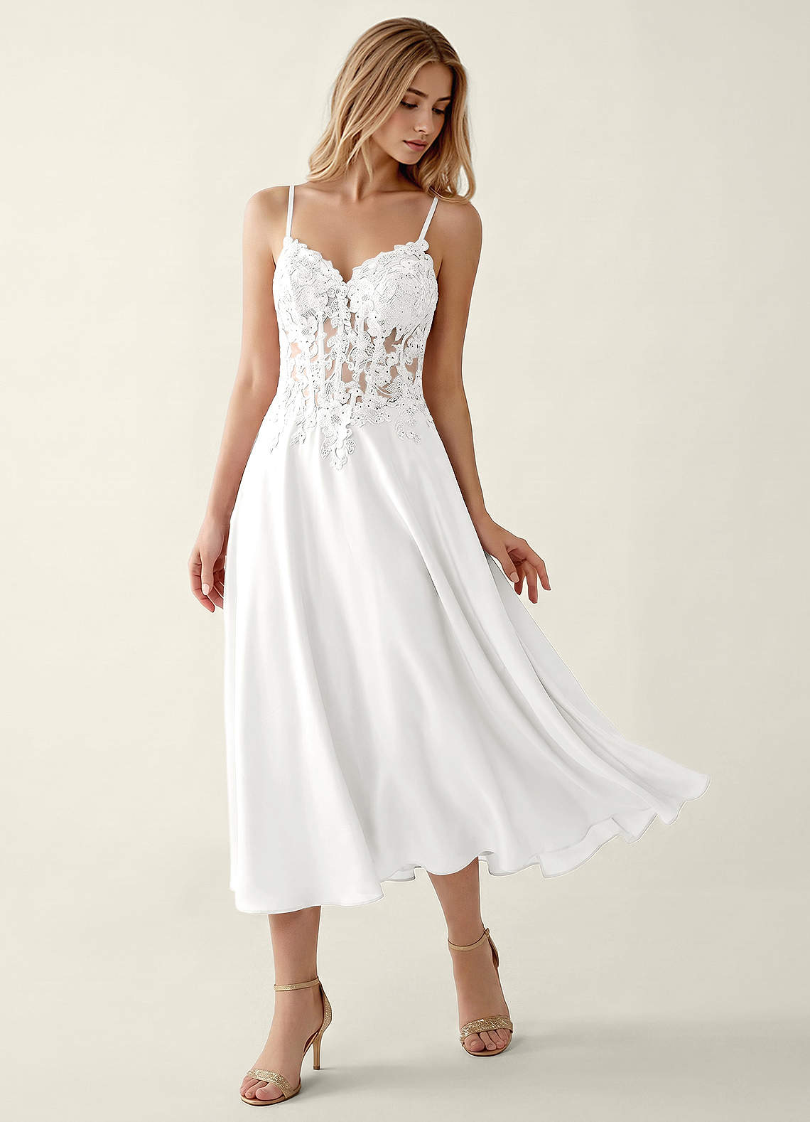 corset a line white dress Corset Strapless Front Slit Back Lace-Up Tulle Wedding Dress with Applique