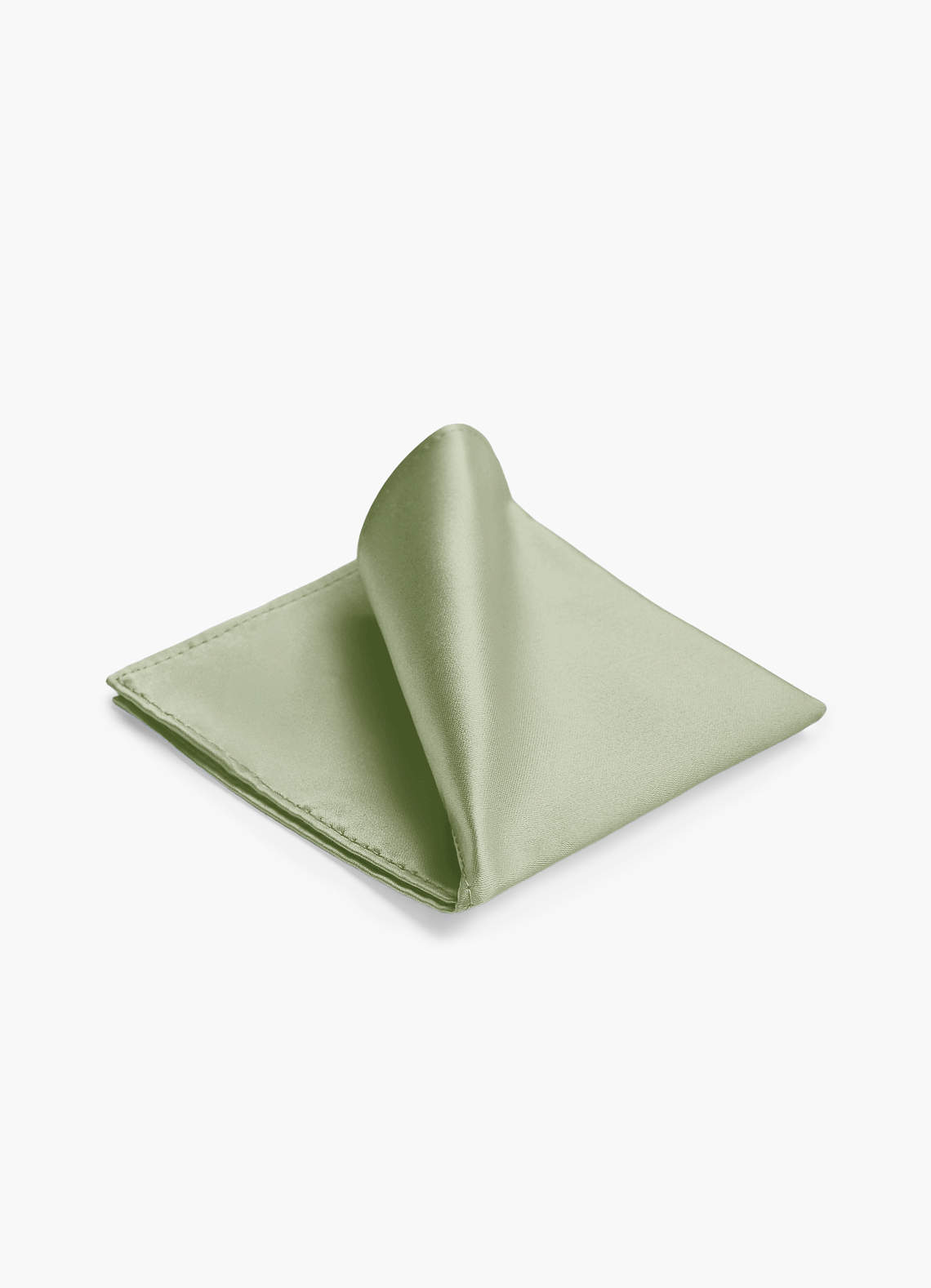 front Drenge lommeklud i stretchsatin