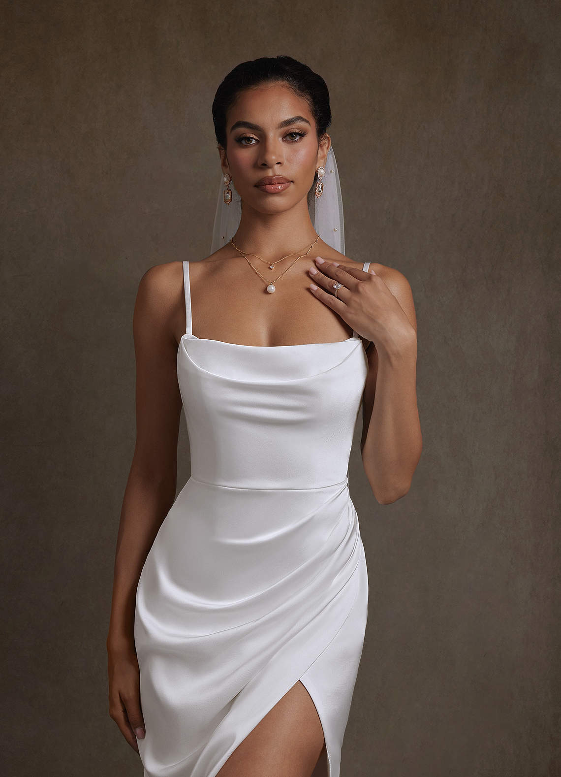 boho chic wedding dresses Anemone – Lace A-Line Dress with Long Sleeves – A & M Enterprises Bridal Size:52 Long Jacket+46 Waist Adjust 42 to 48)(Height:6
