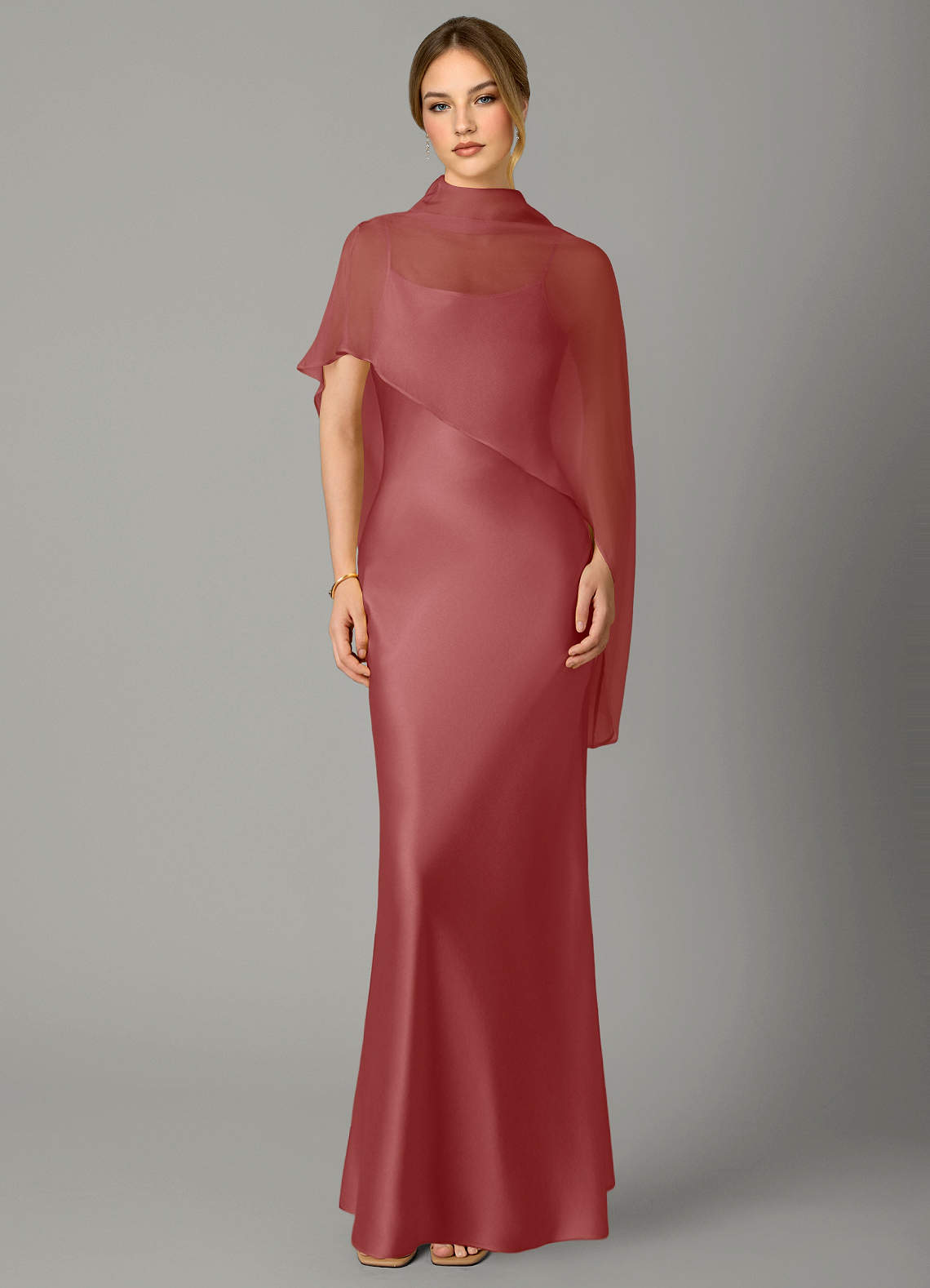 antique pink bridesmaid dresses Azazie Jaleesa