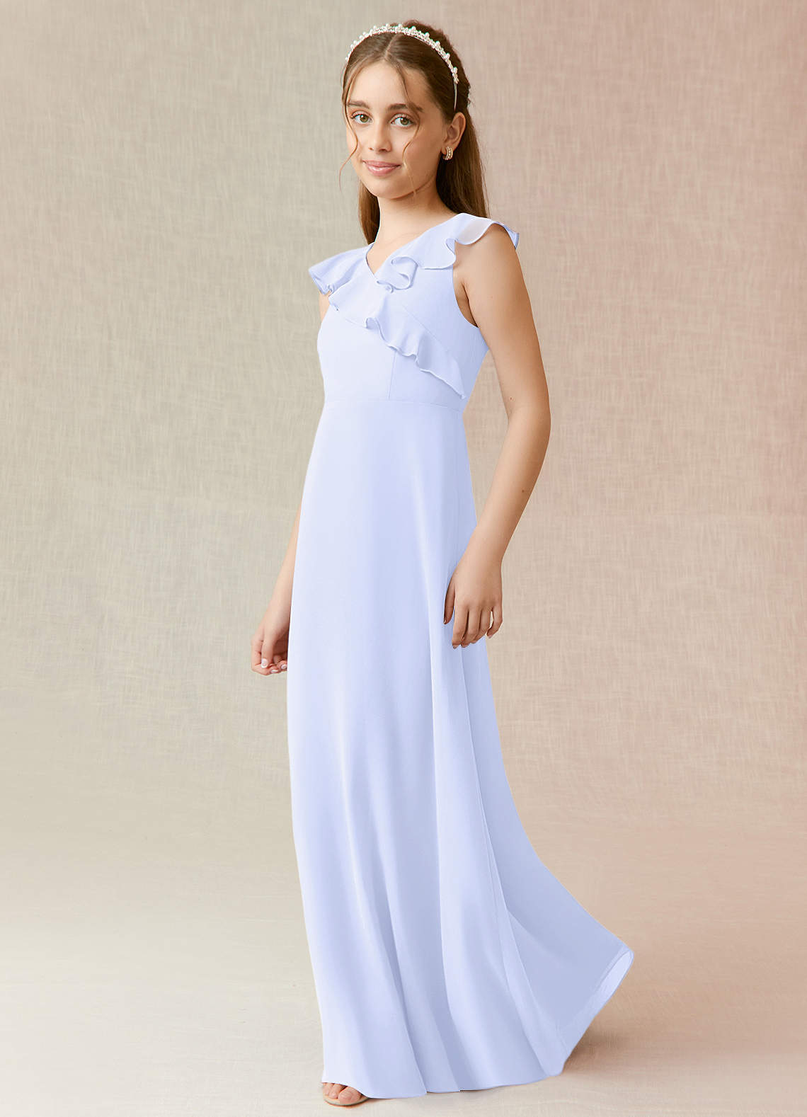 Lavender Azazie Alyssa JBD Junior Bridesmaid Dresses | Azazie