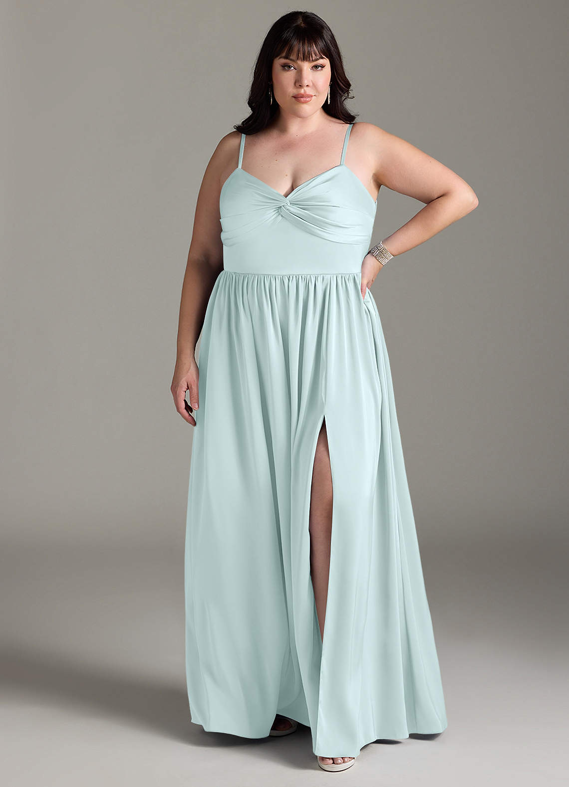 blue dress for baby girl The Siena Dress in Seafoam Green – Wild Rose & Sparrow main image 0