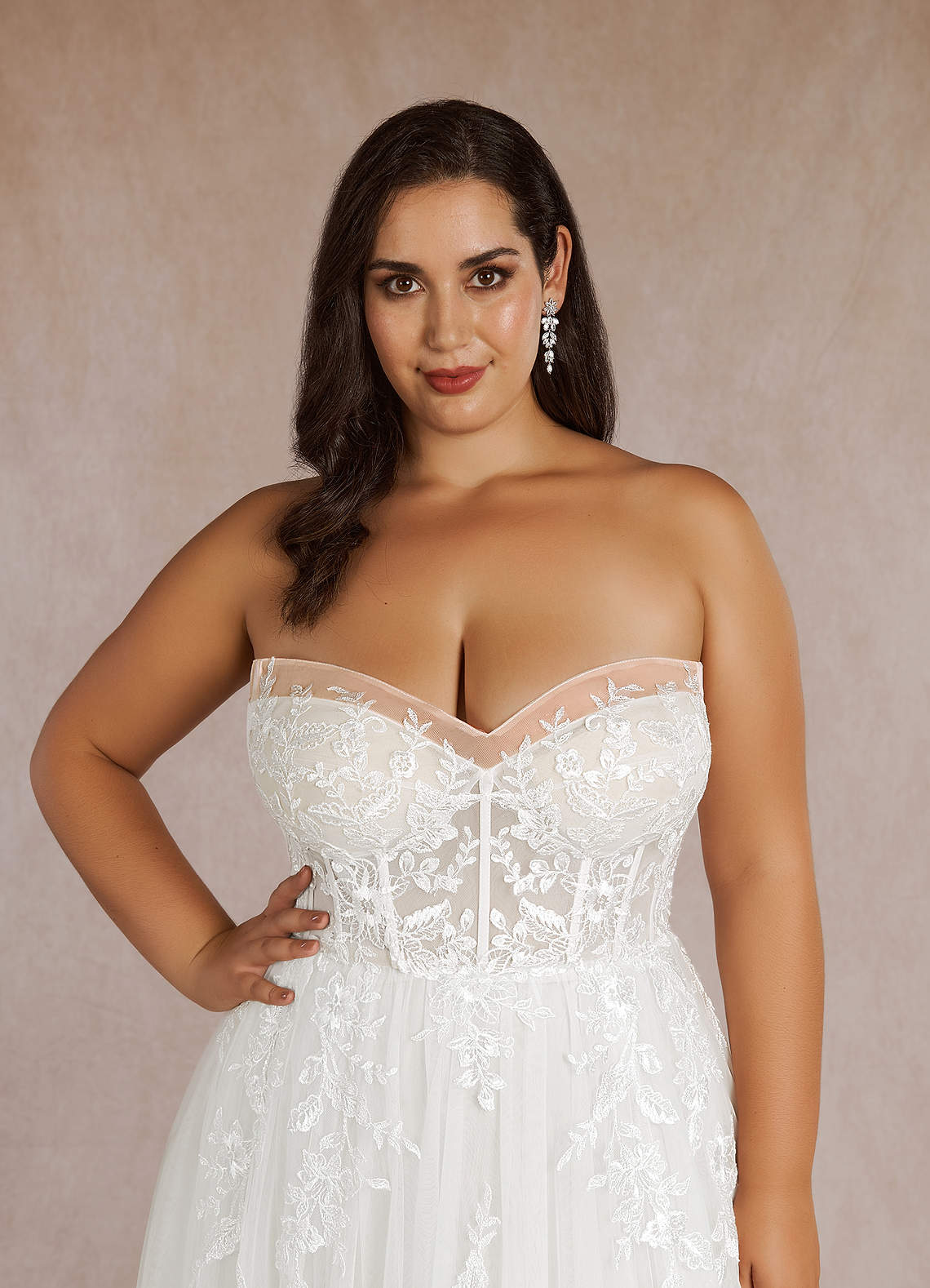 Azazie Wendie Diamond White A-Line Sequins Tulle Dress Ready to Ship | Azazie Azazie Wendie Diamond White A-Line Sequins Tulle Dress Ready to Ship | Azazie