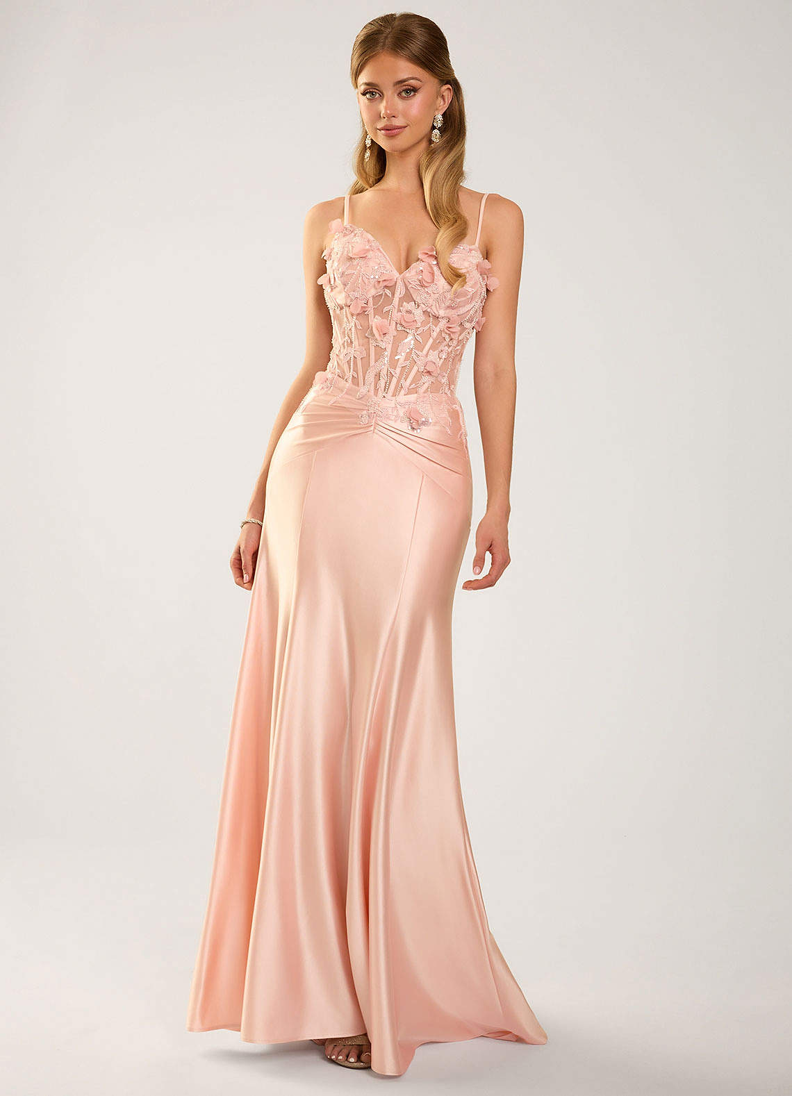 peach corset prom dress Peach Prom Dresses 2026 Glamlora