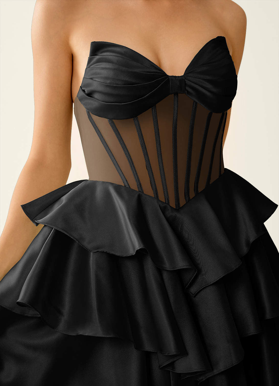 Aurisse Black Mini Dress image6