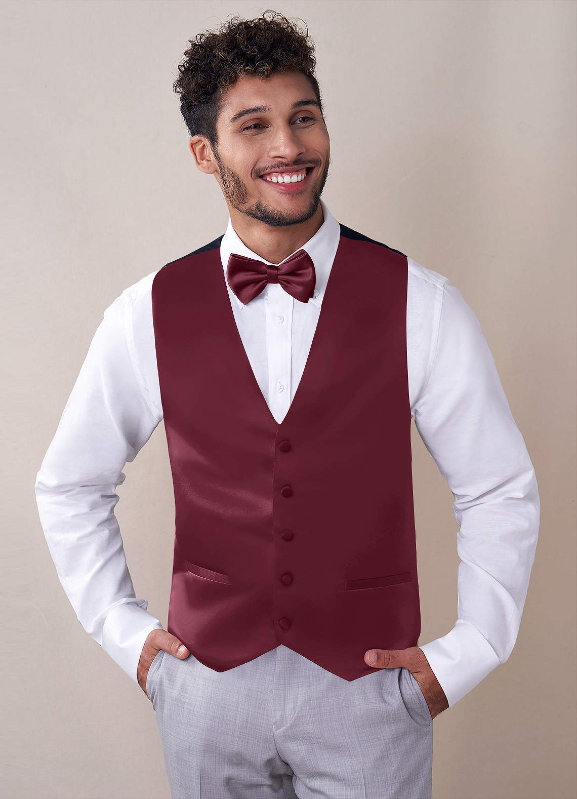 Burgundy Wedding Suit  A Touch of Elegance  KCT Menswear