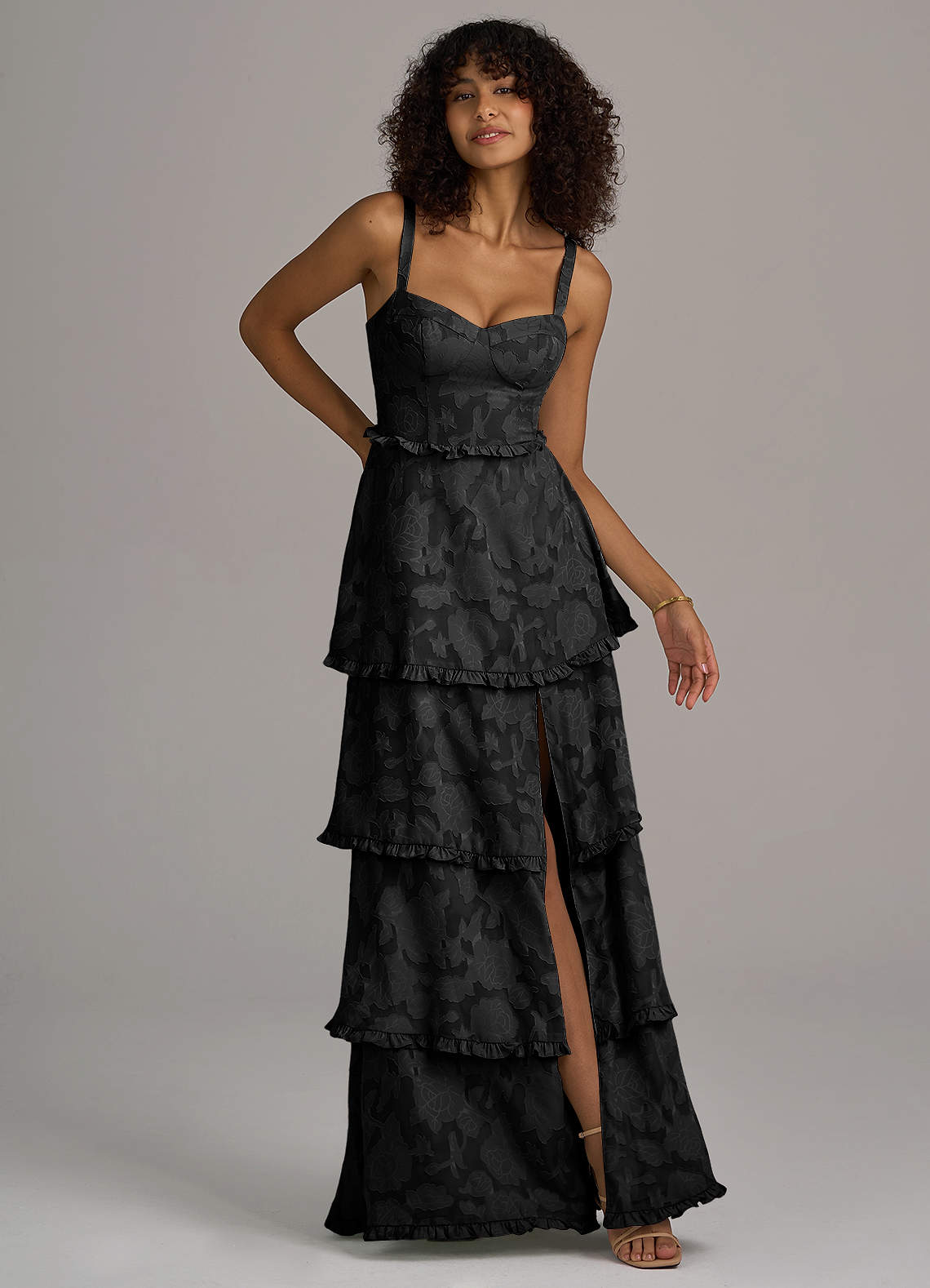 Azazie Romie Black Bridesmaid Dresses | Azazie