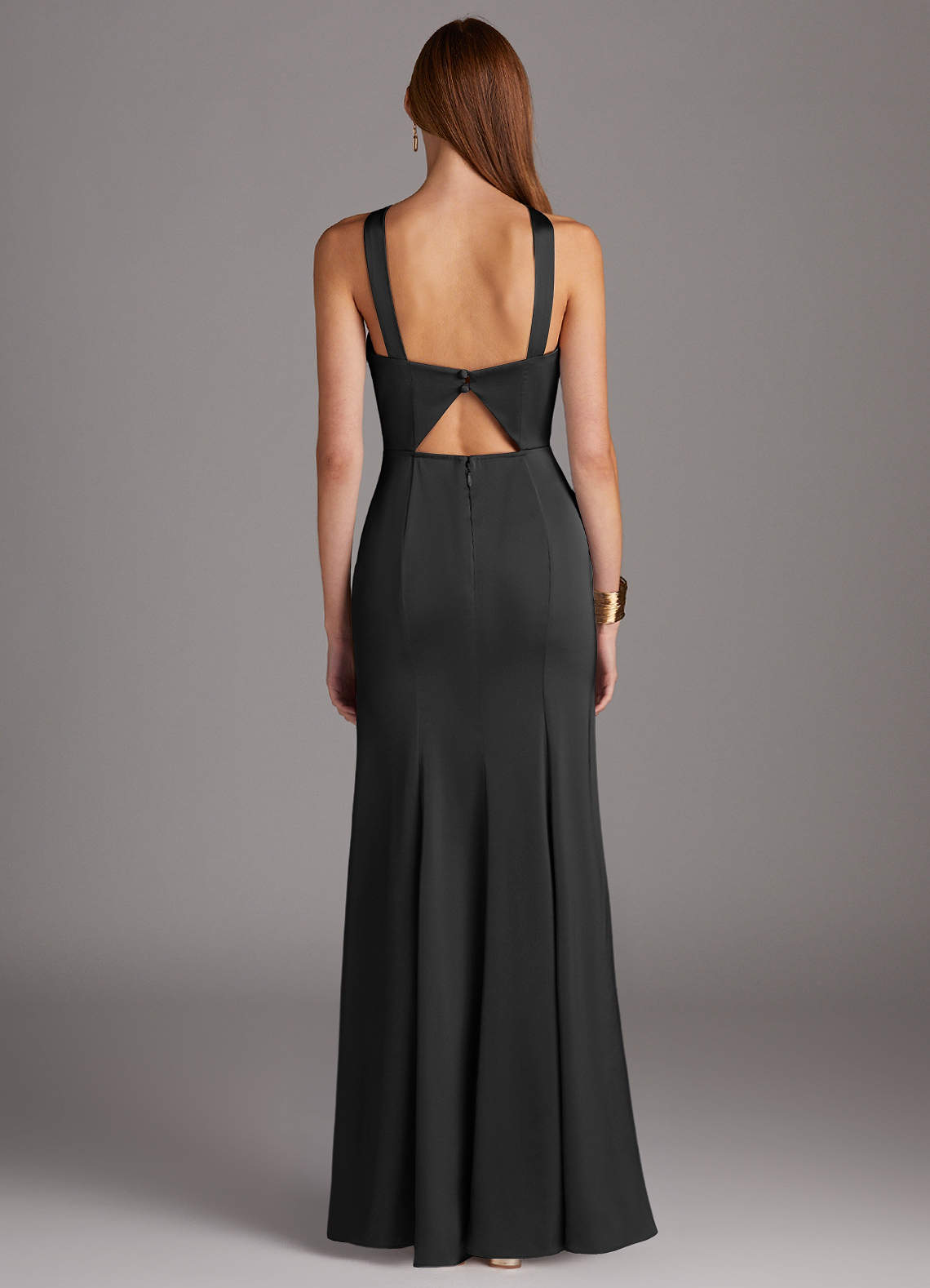 elana evening dresses AQUARELLE Long Strapless Flared Empire Dress Made in USA Large main image 0