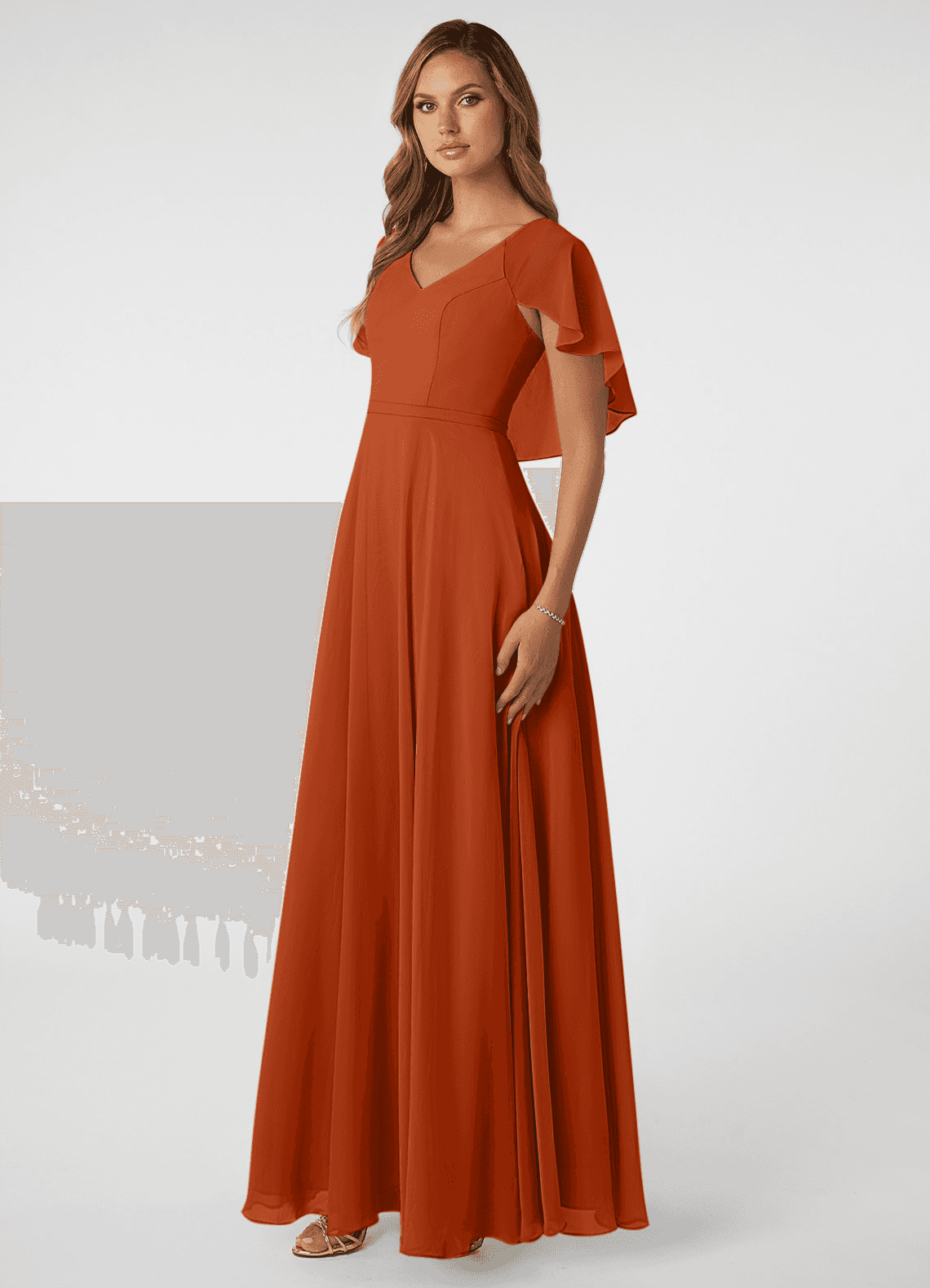 green emerald velvet dress Wedtrend Women Bridesmaid Dress A Line Off the Shoulder Long Chiffon  Wedding Party Formal Dress – WEDTREND main image 1