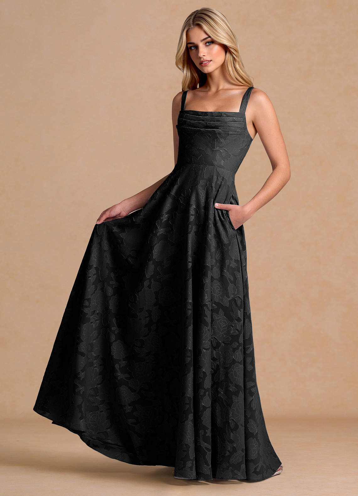 suknia Czarny Maxi Kinneret image3