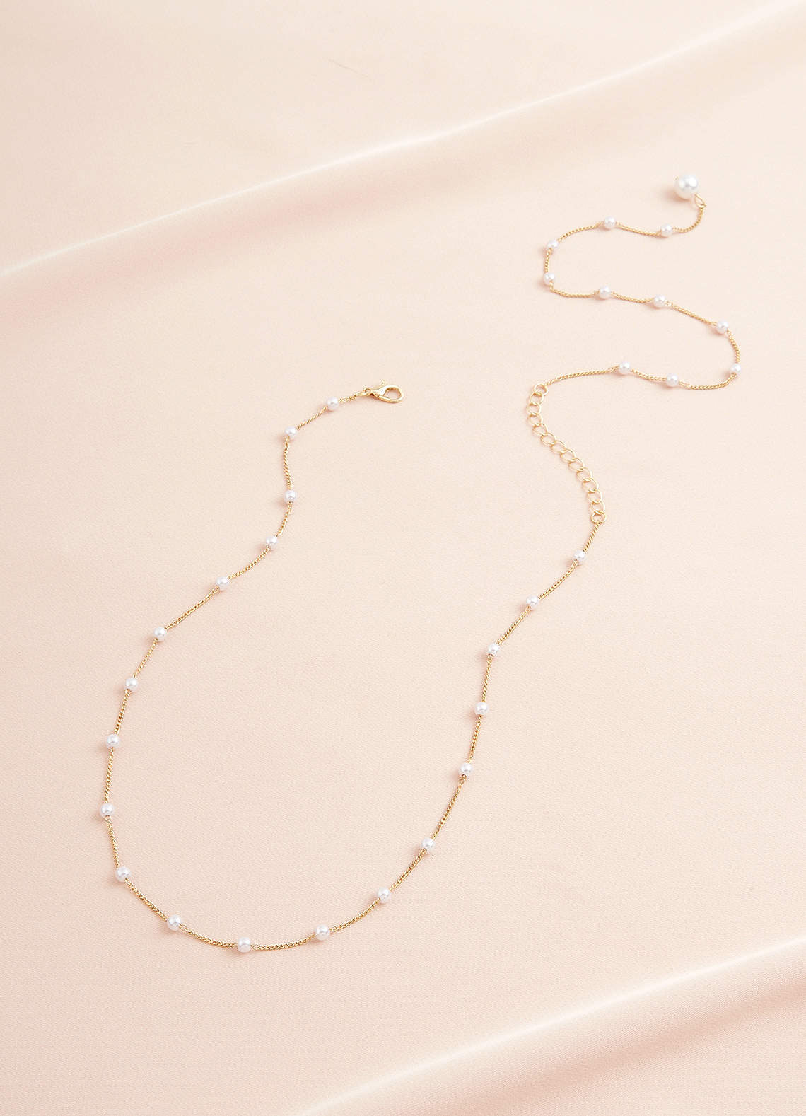 front Mini Pearl Back Body Chain