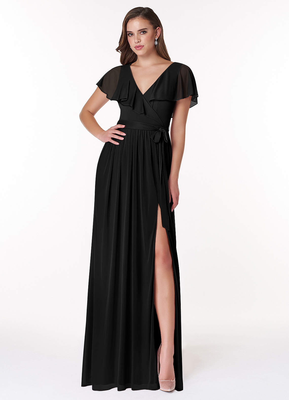 Azazie Jael Black Bridesmaid Dresses | Azazie