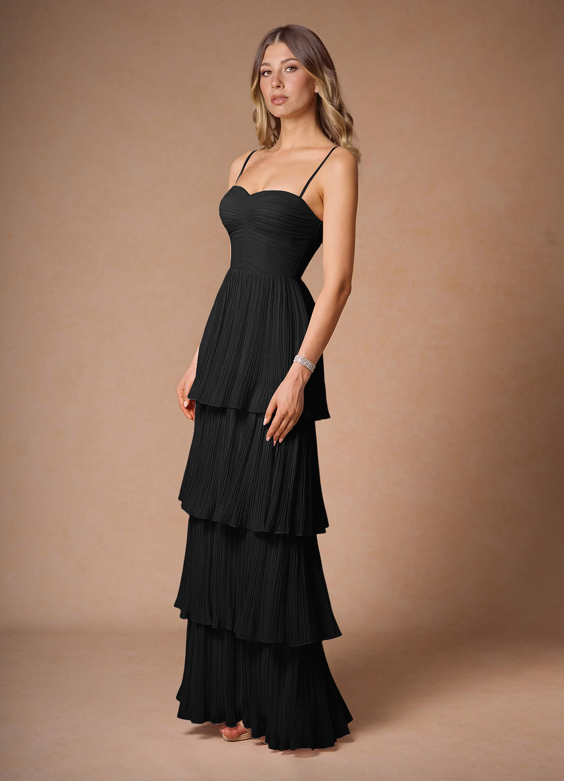 princess polly baby blue dress L'IDEE Black Tie Strapless Maxi Dress by L'idee main image 0