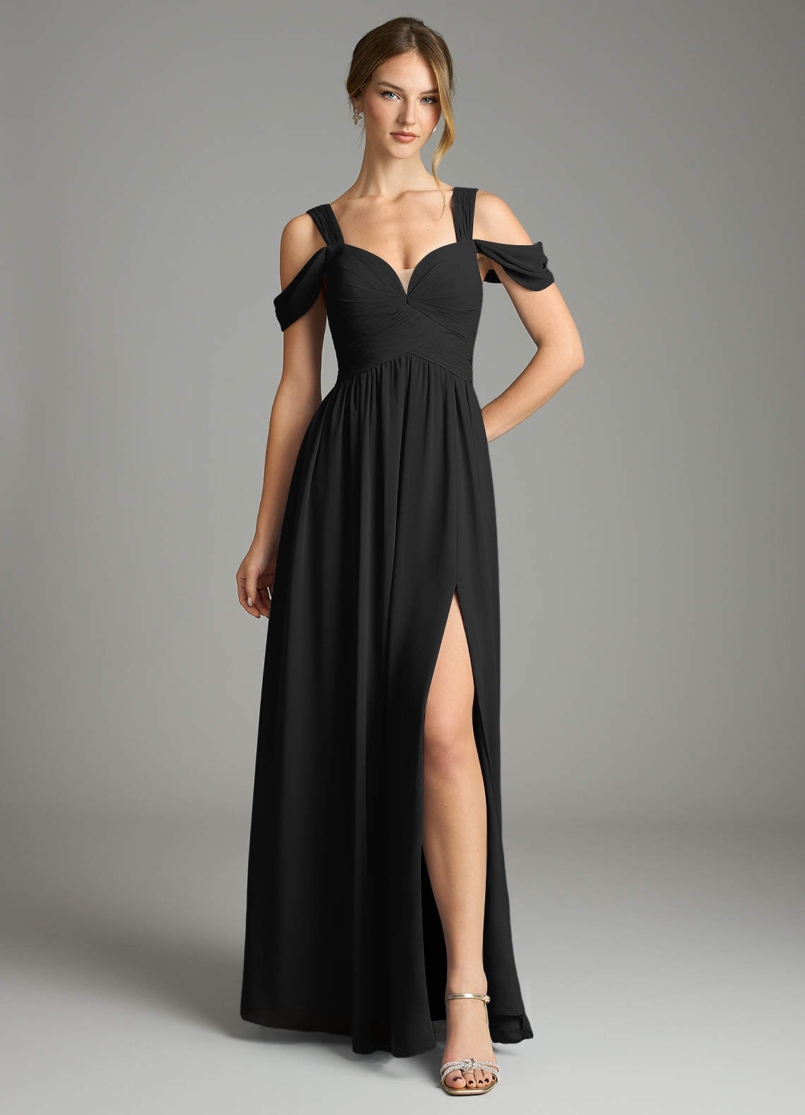 Azazie Lianne Black Bridesmaid Dresses | Azazie CA