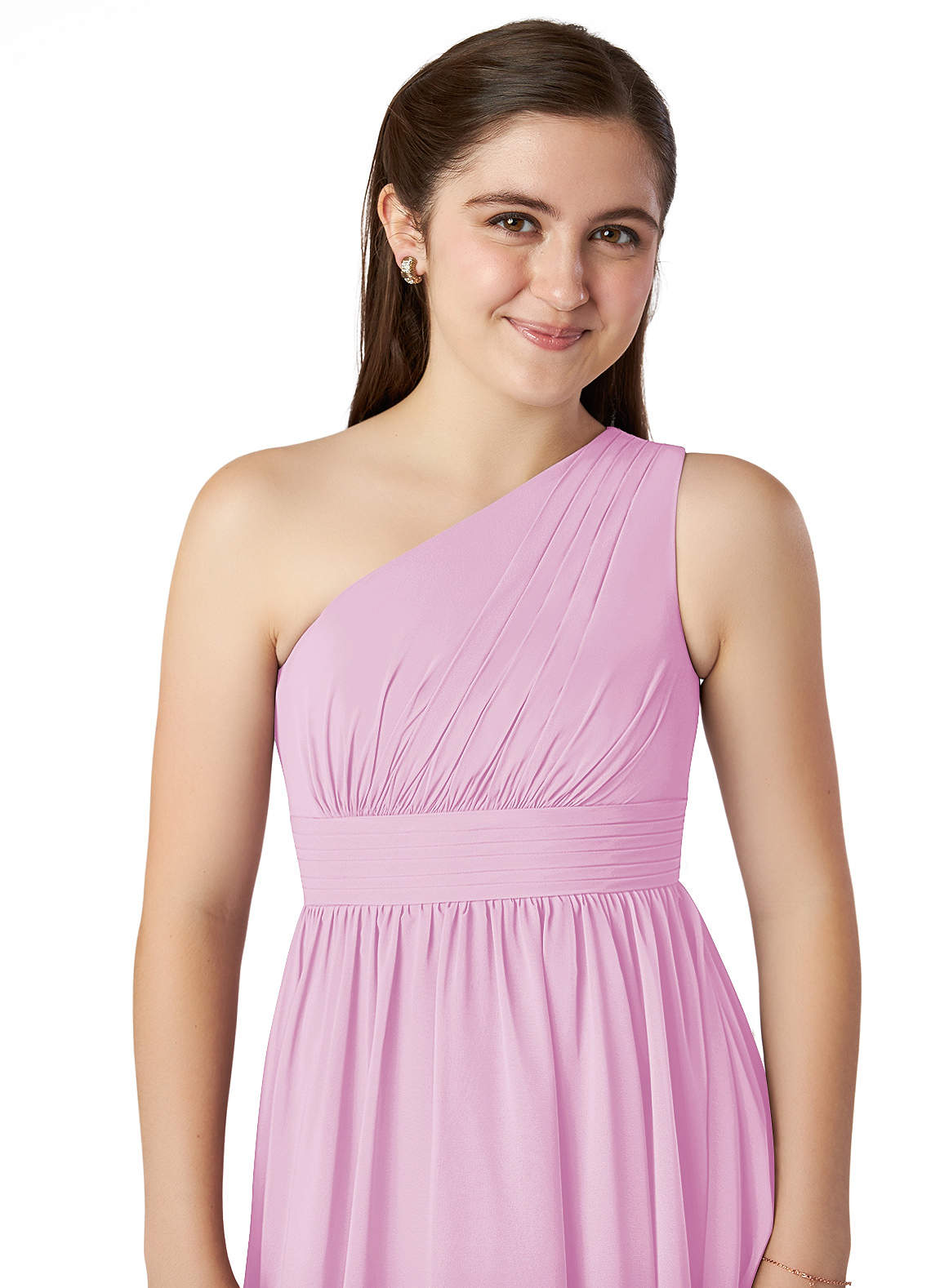 Candy Pink Azazie Mathilda JBD Junior Bridesmaid Dresses | Azazie