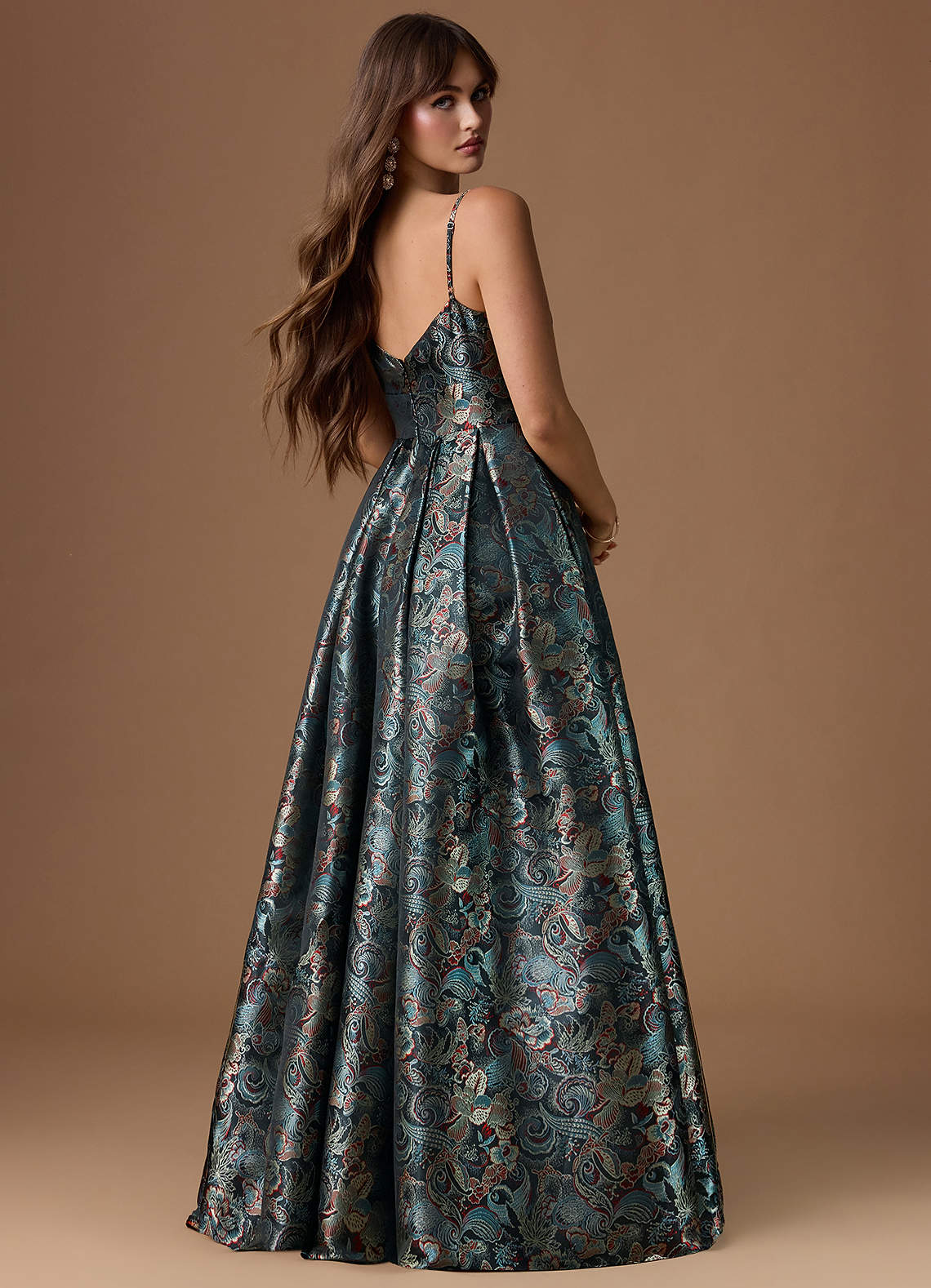 paisley formal dress Rina Sage Paisley Maxi Dress