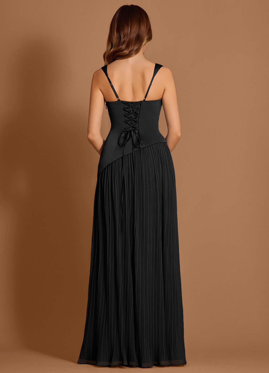 Robe Longue Noir Stephanie image1