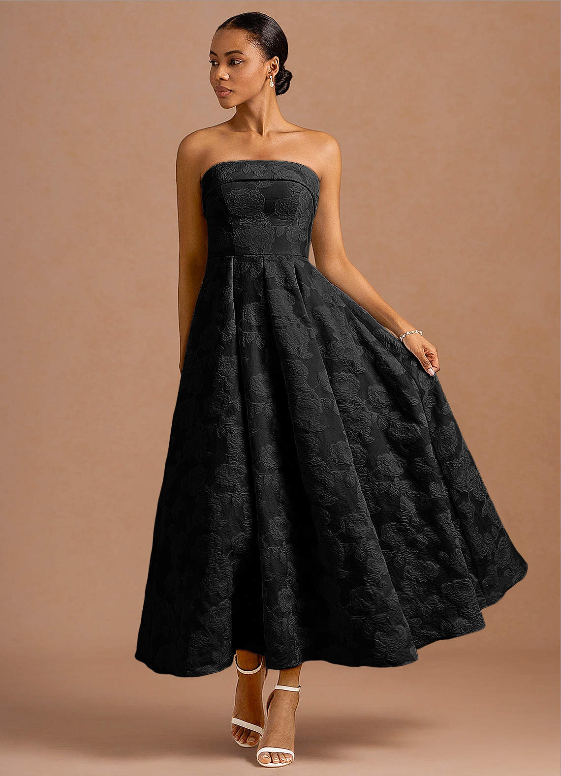 Clementine Black Maxi Dress | Azazie
