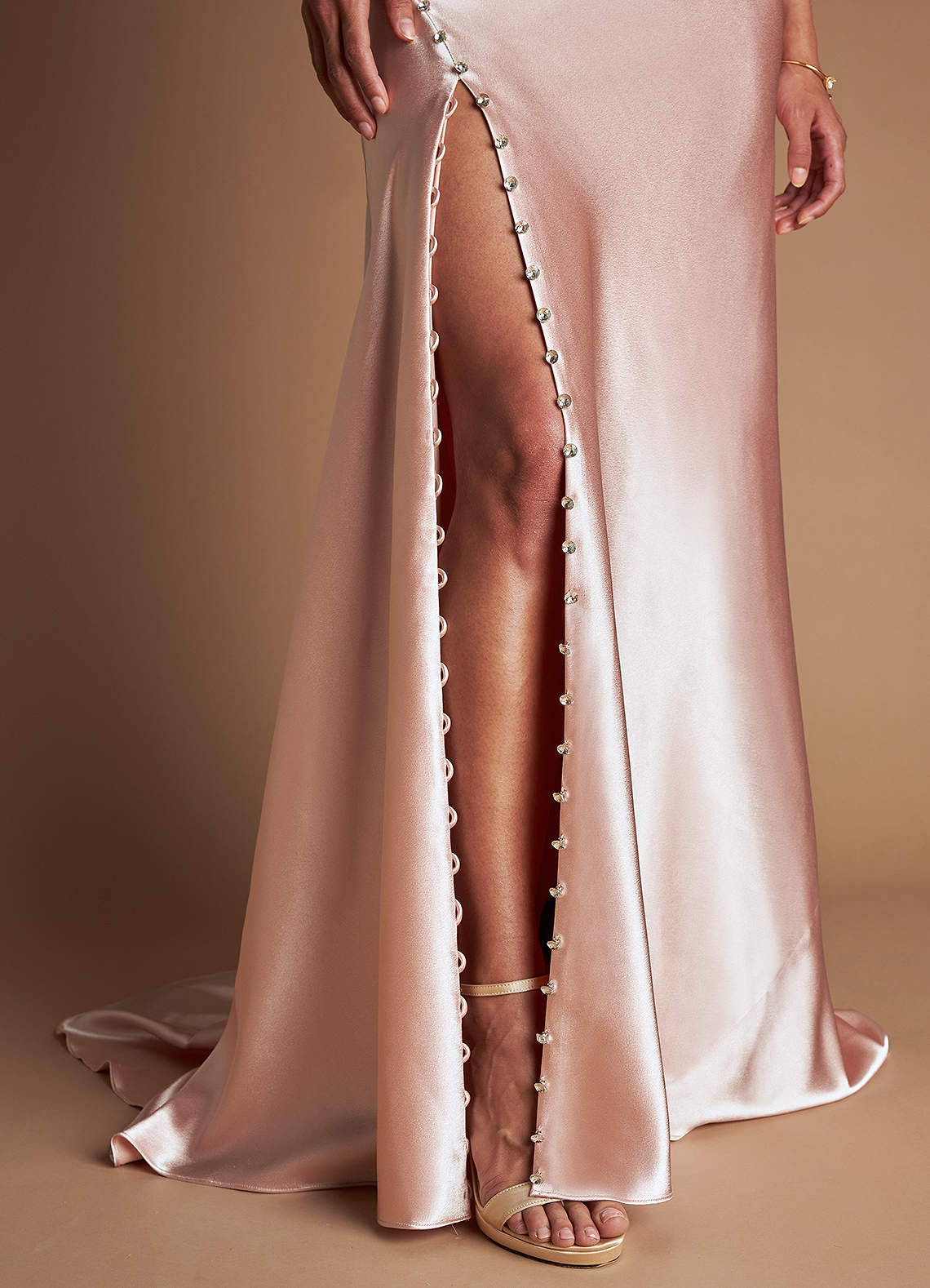 Belle Blush Pink Gown Ready to Ship | Azazie Belle Blush Pink Gown Ready to Ship | Azazie