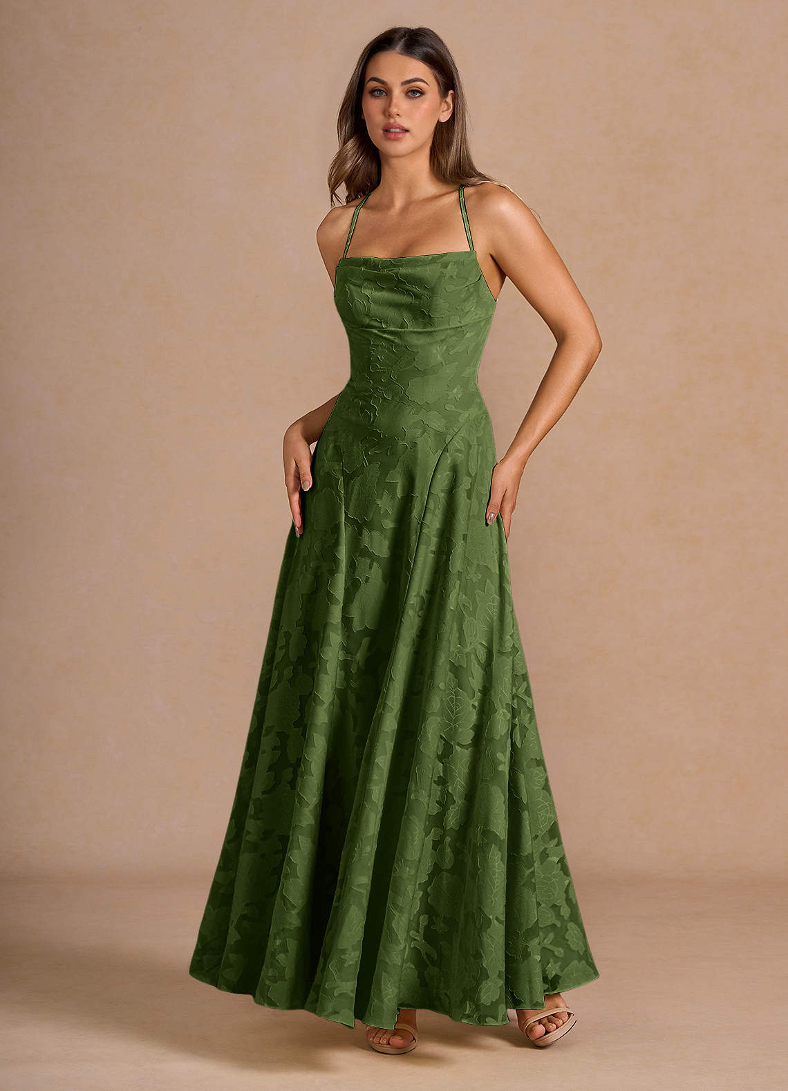 Marlo Olive Corset Prom Dress Prom and Homecoming Dresses | Azazie UK