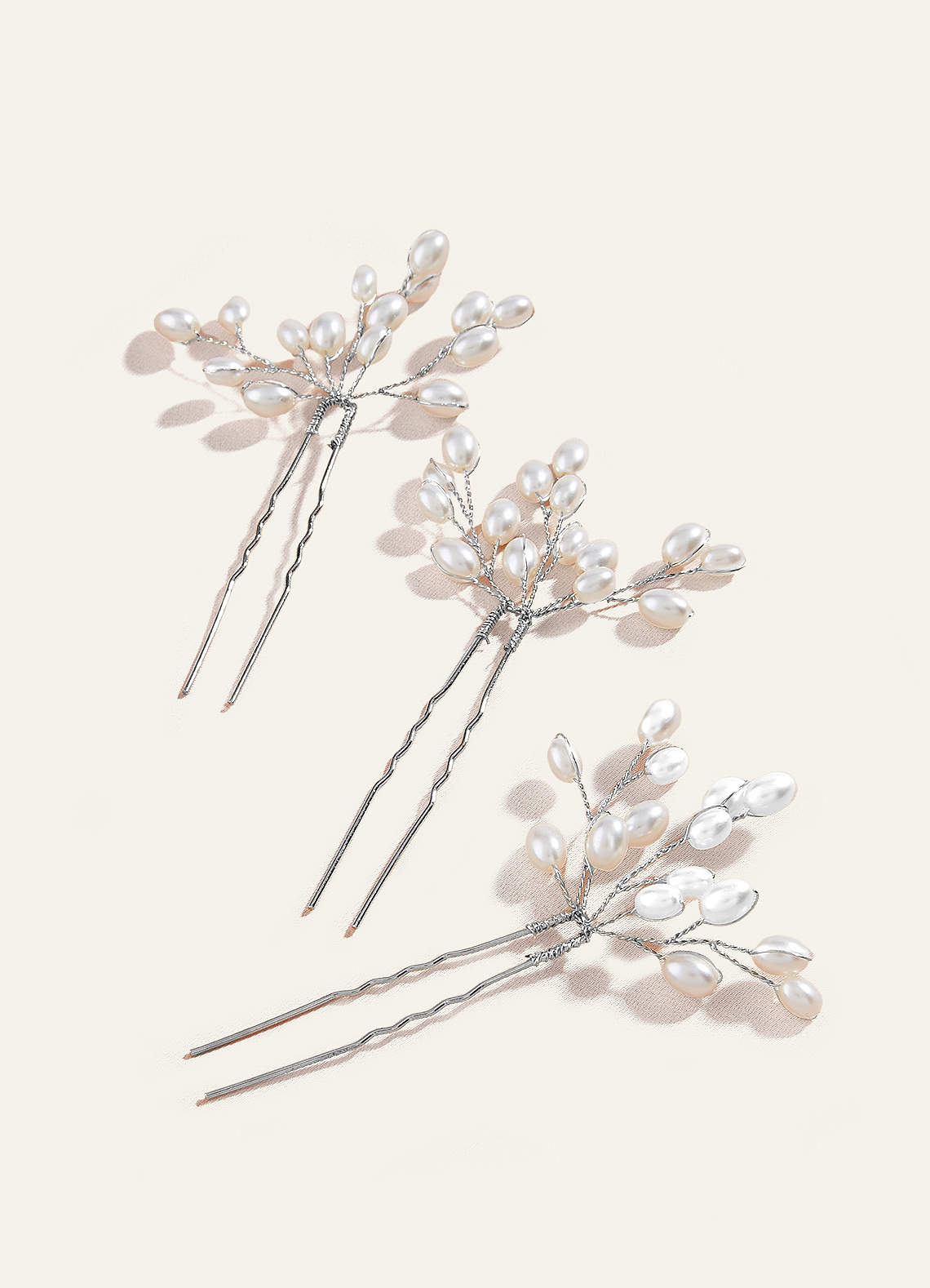 Pearl Beaded Hairpin Set | Azazie
