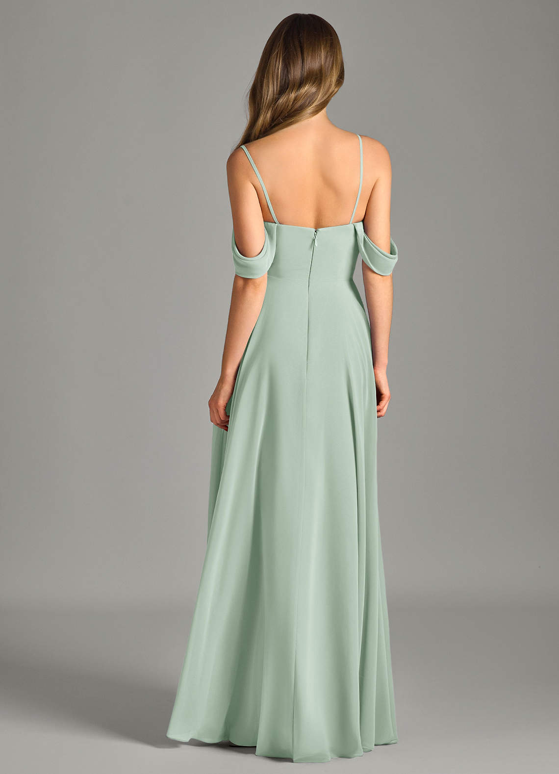 cute long flowy dresses Simple Chiffon Prom Dress Sky_Blue Style:SLLS0134 or denim jackets.The perfect Color:PEPPER Vintage 1970s Cream Lace