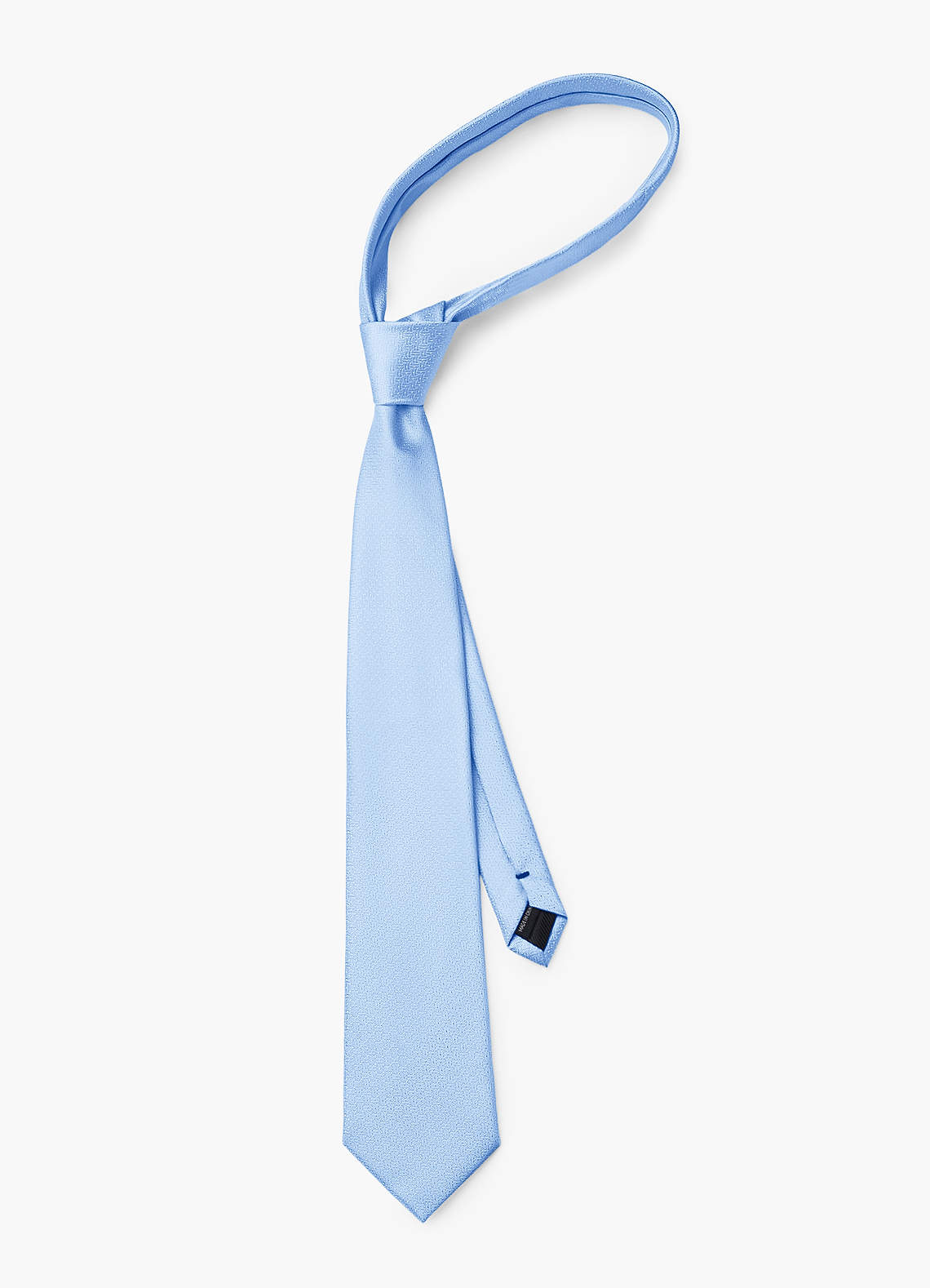 front Effen jacquard stropdas voor heren