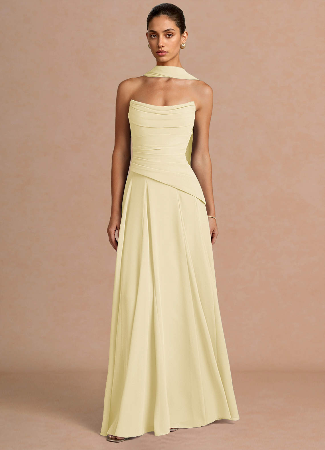 gold formal dress women Sexy Golden Evening Dress,Women Wedding Party Dress,Fitted Satin Merma quality fabric and expert Azazie Hemi C2026 Size:17 (34/35)