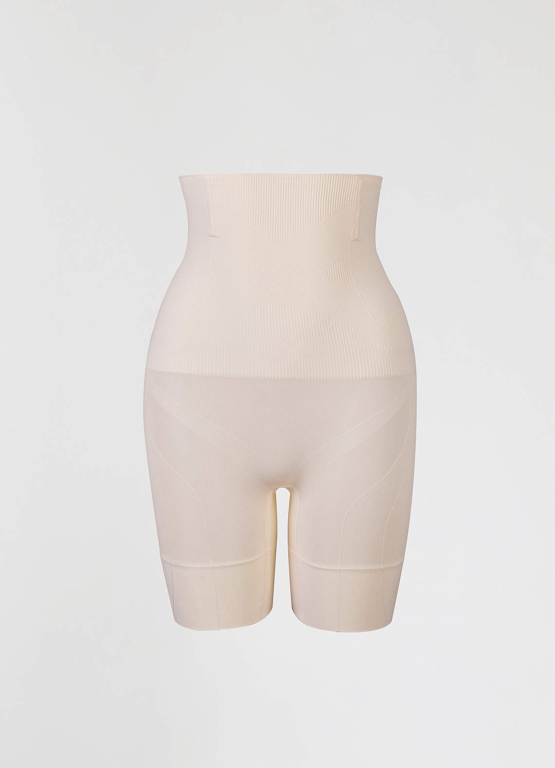 front Azazie High-Waisted Tummy Control Shapewear Shorts for Brides