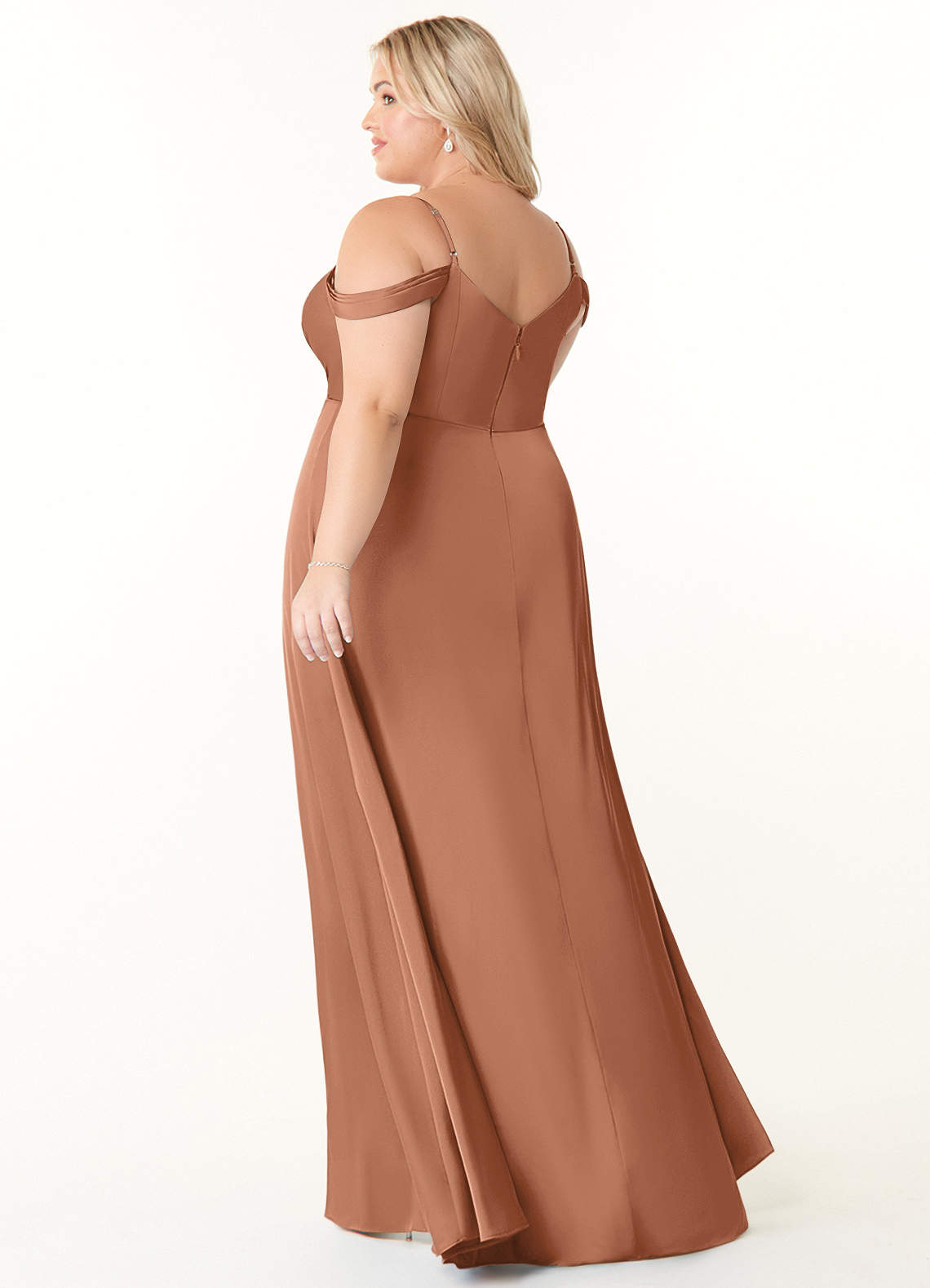 azazie ocean stretch satin dress Azazie Ocean