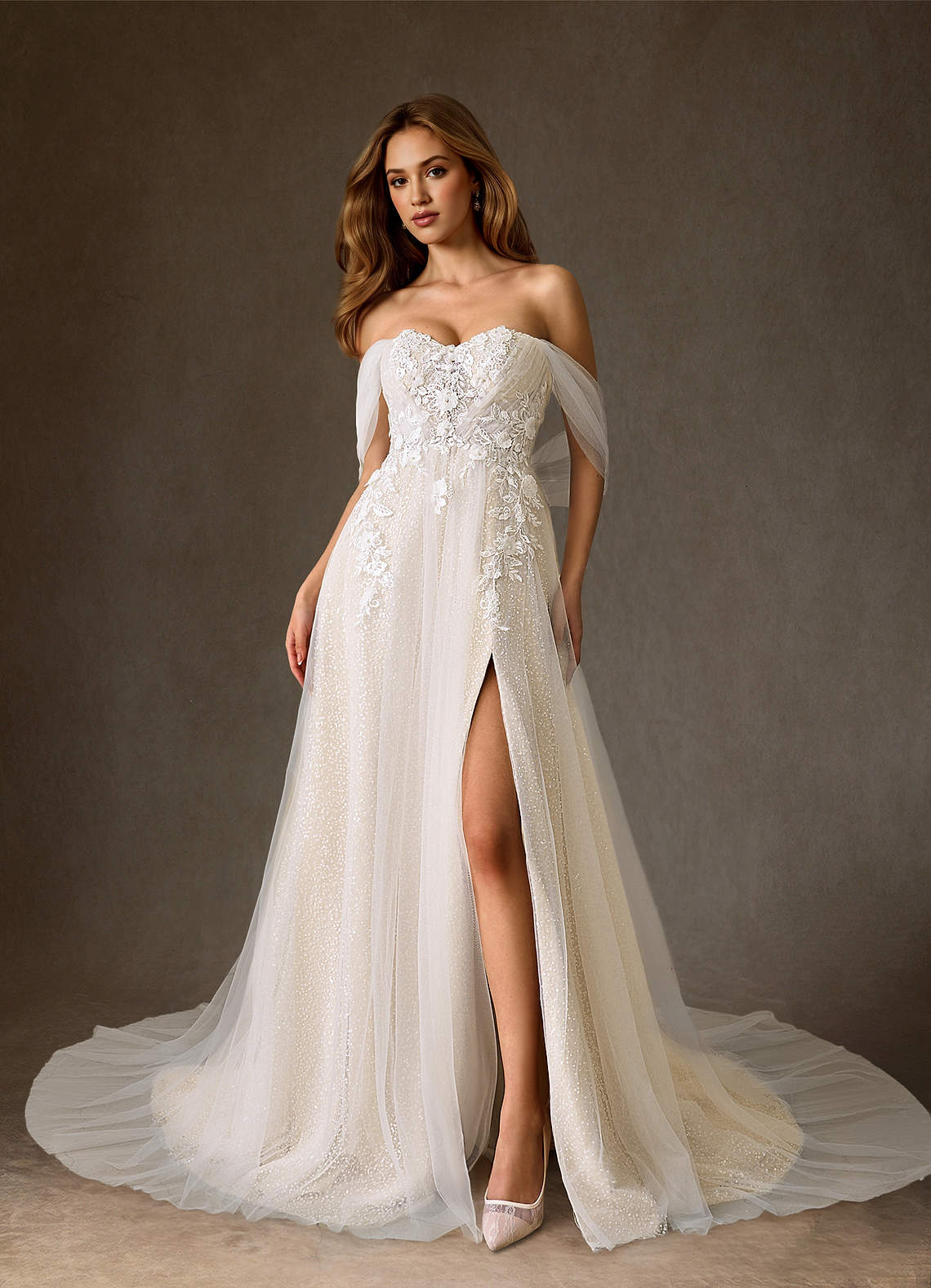 wedding dresses with lots of beading Beaded Pearl Mermaid Wedding Dress Bridal Dress with Off the Shoulder Custom Color / 18W