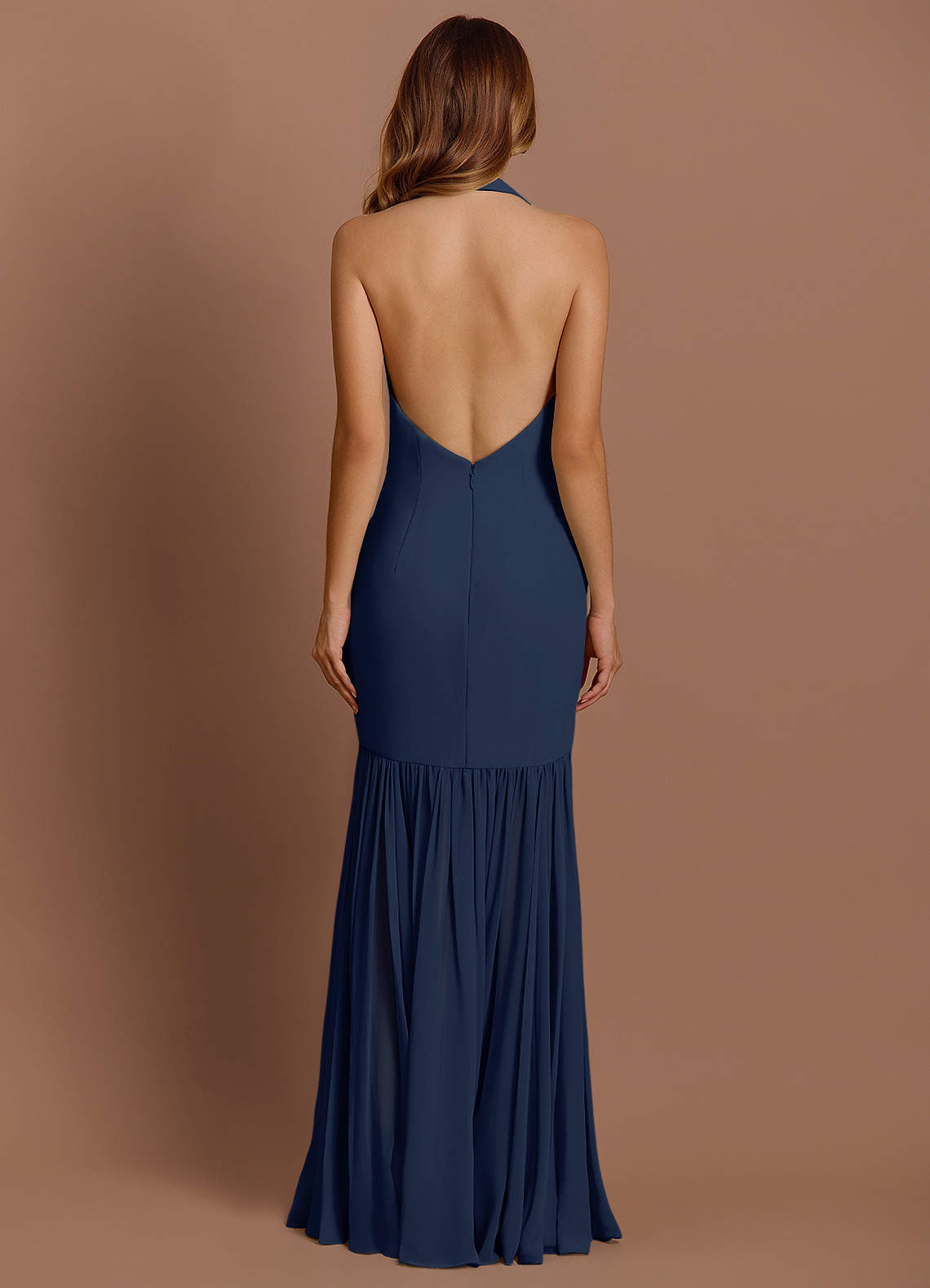 chinese dress ladies Jones Ruffle Detail Smocked Maxi Dress