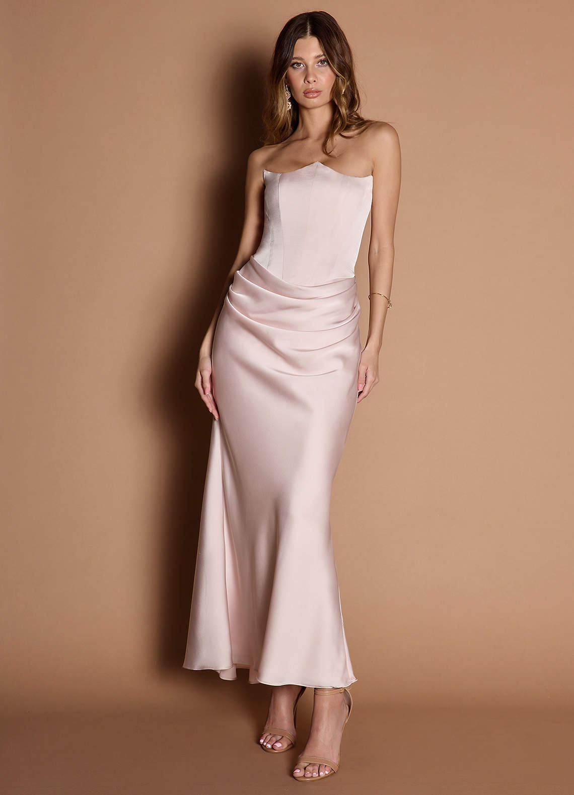 Vestido Rosa Empolvado Largo Debby image1
