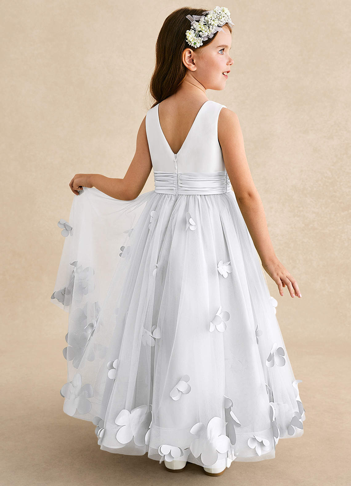 ANDRÉSD tulle vest all in one dress Ethereal Mesh Tulle Panelled Sleeveless Midi Dress - Retro